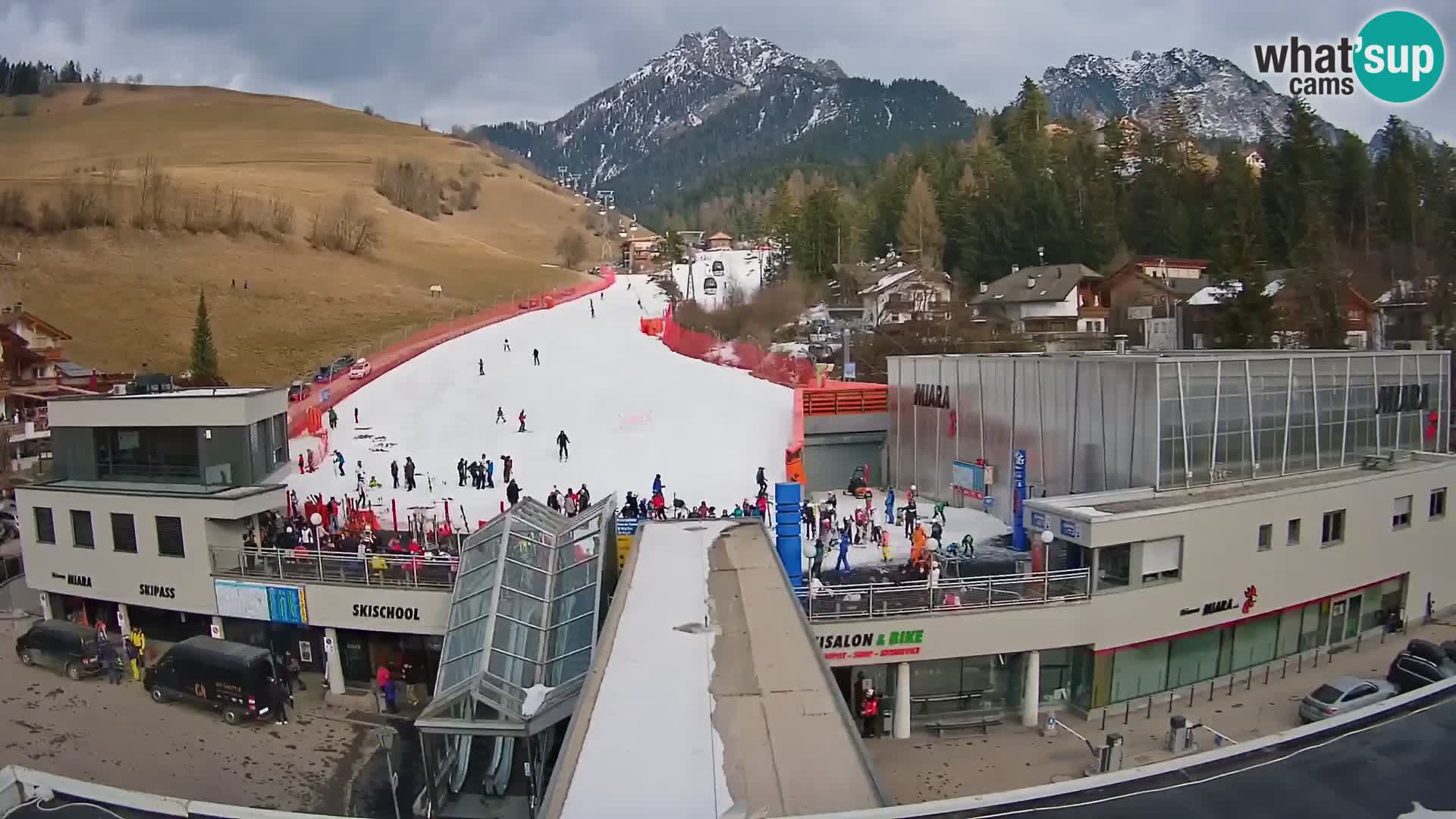 Plan de Corones Kronplatz Miara webcam en vivo – estación de valle