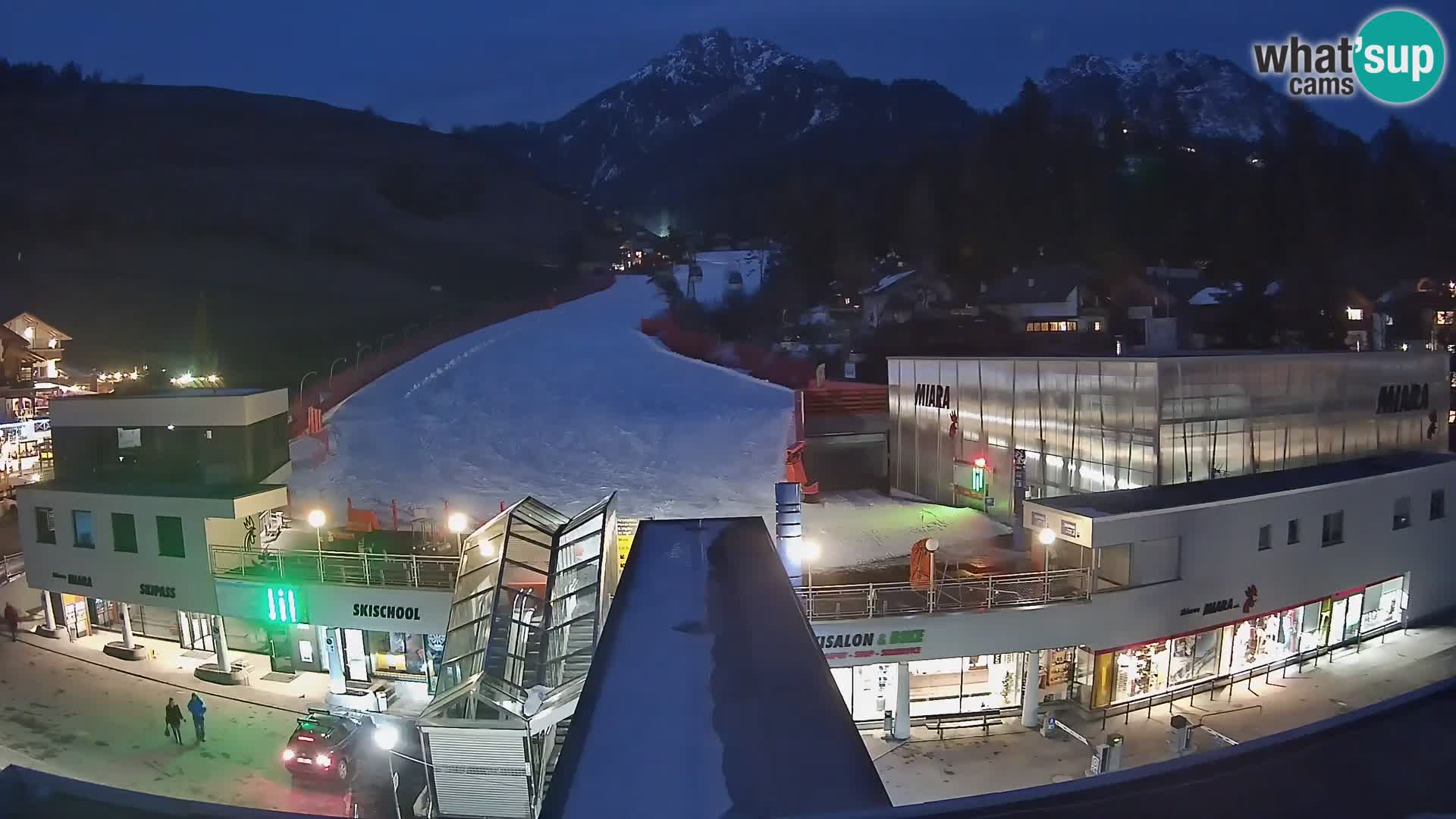 Kronplatz spletna kamera Miara spodnja postaja