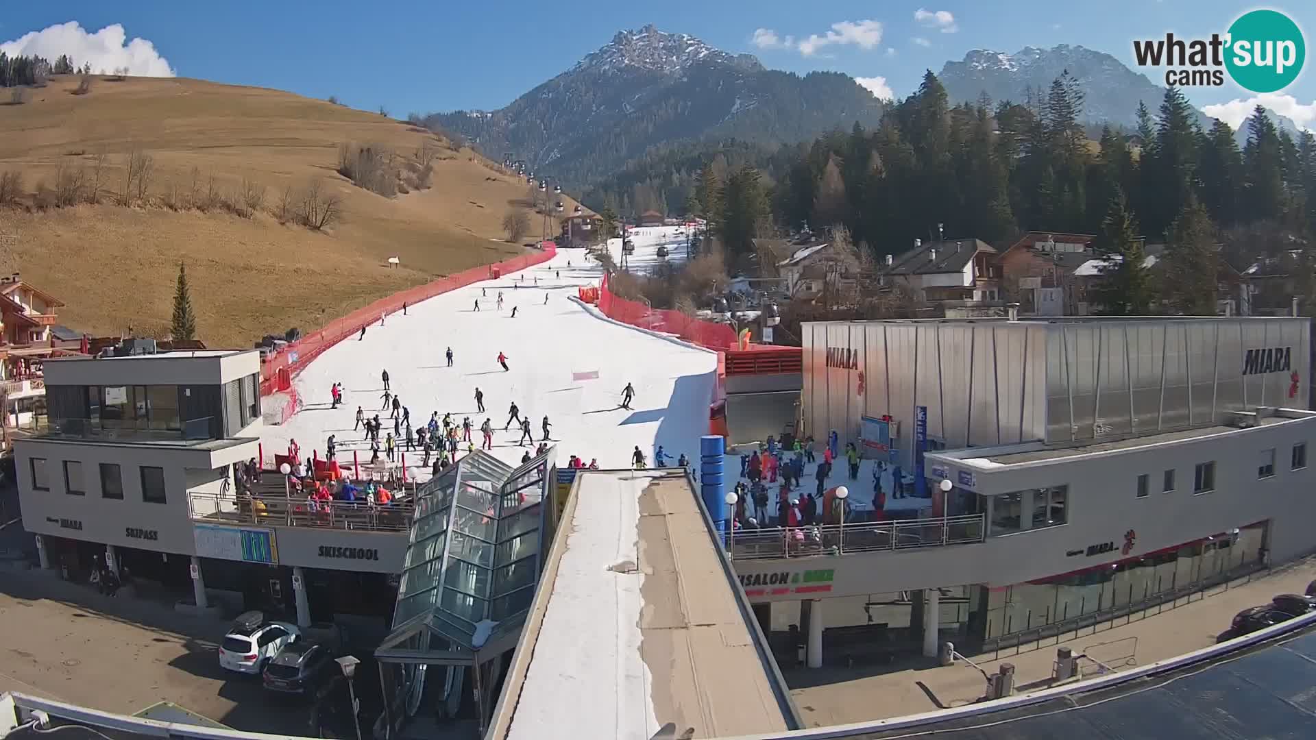 Plan de Corones Kronplatz Miara webcam en vivo – estación de valle