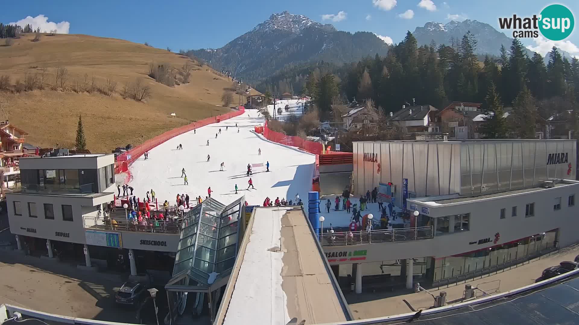 Kronplatz spletna kamera Miara spodnja postaja