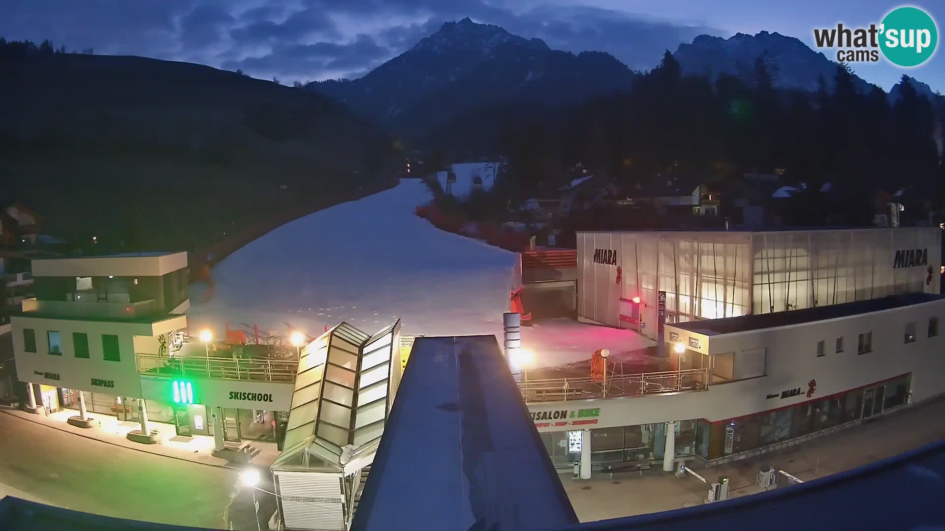 Plan de Corones Kronplatz Miara webcam en vivo – estación de valle