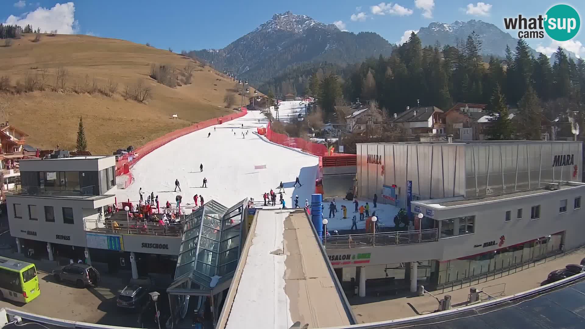 Plan de Corones Kronplatz Miara webcam en vivo – estación de valle