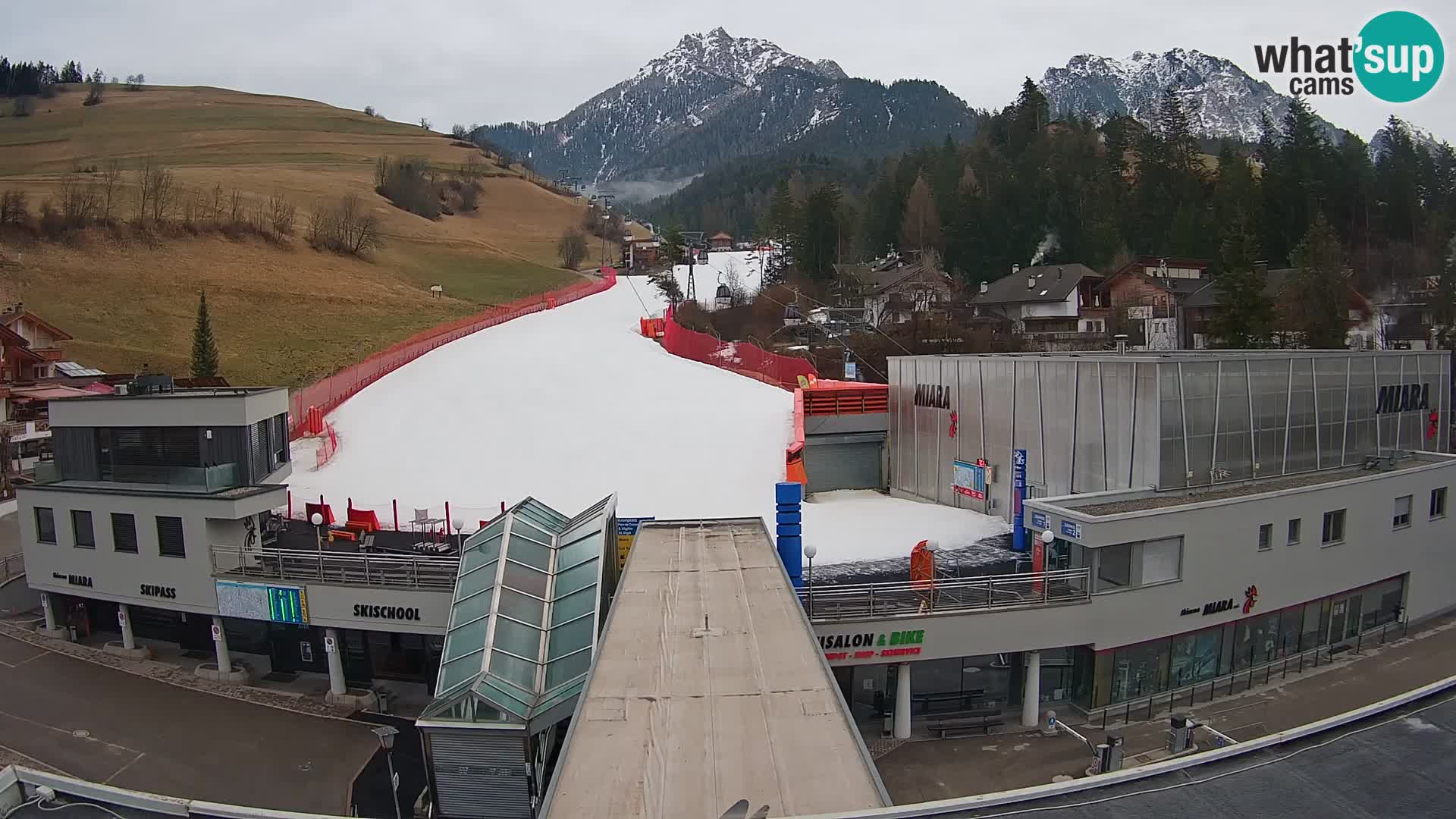 Plan de Corones Kronplatz Miara webcam en vivo – estación de valle