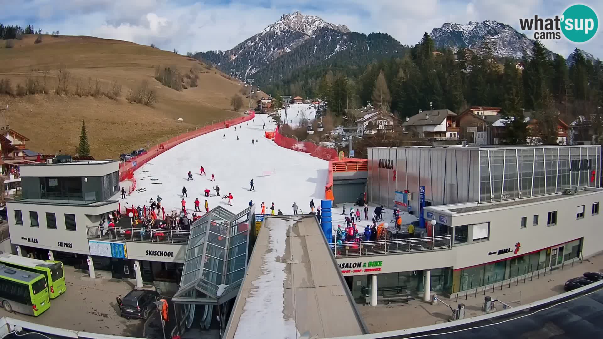 Kronplatz webcam Valley sation of Miara