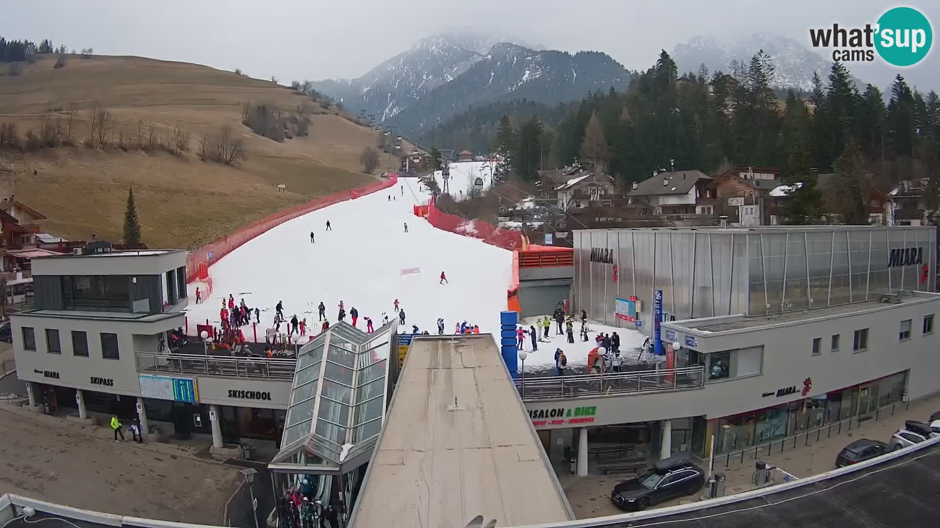 Kronplatz spletna kamera Miara spodnja postaja