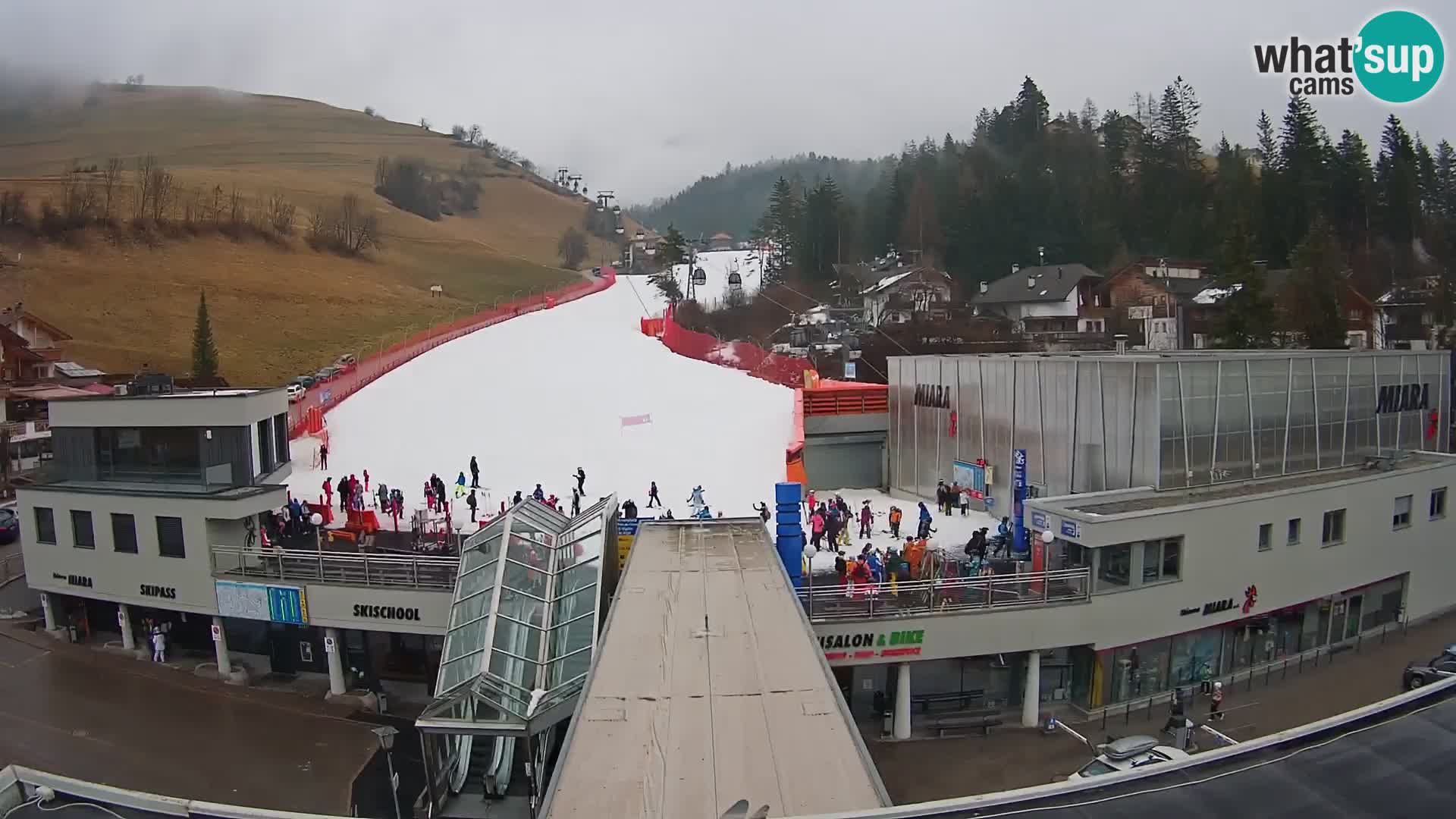 Plan de Corones Kronplatz Miara webcam en vivo – estación de valle