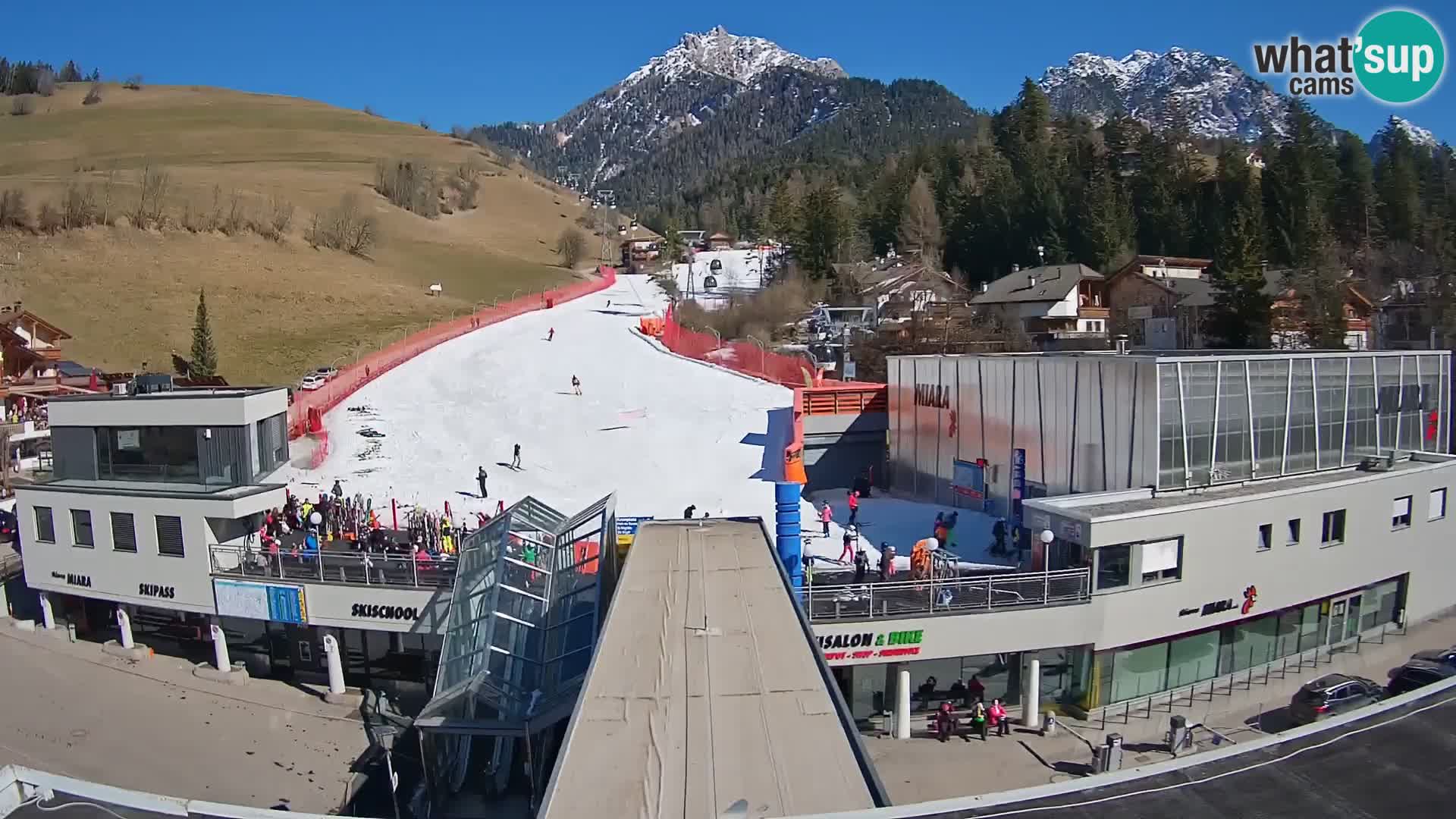 Plan de Corones Kronplatz Miara webcam en vivo – estación de valle