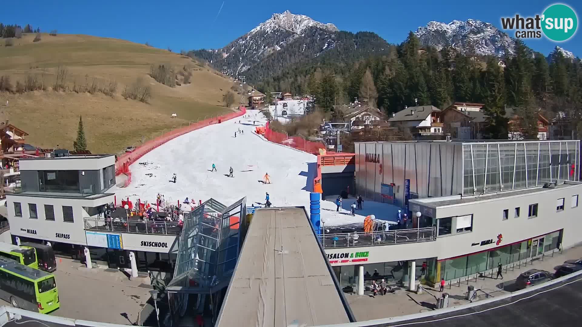 Kronplatz spletna kamera Miara spodnja postaja