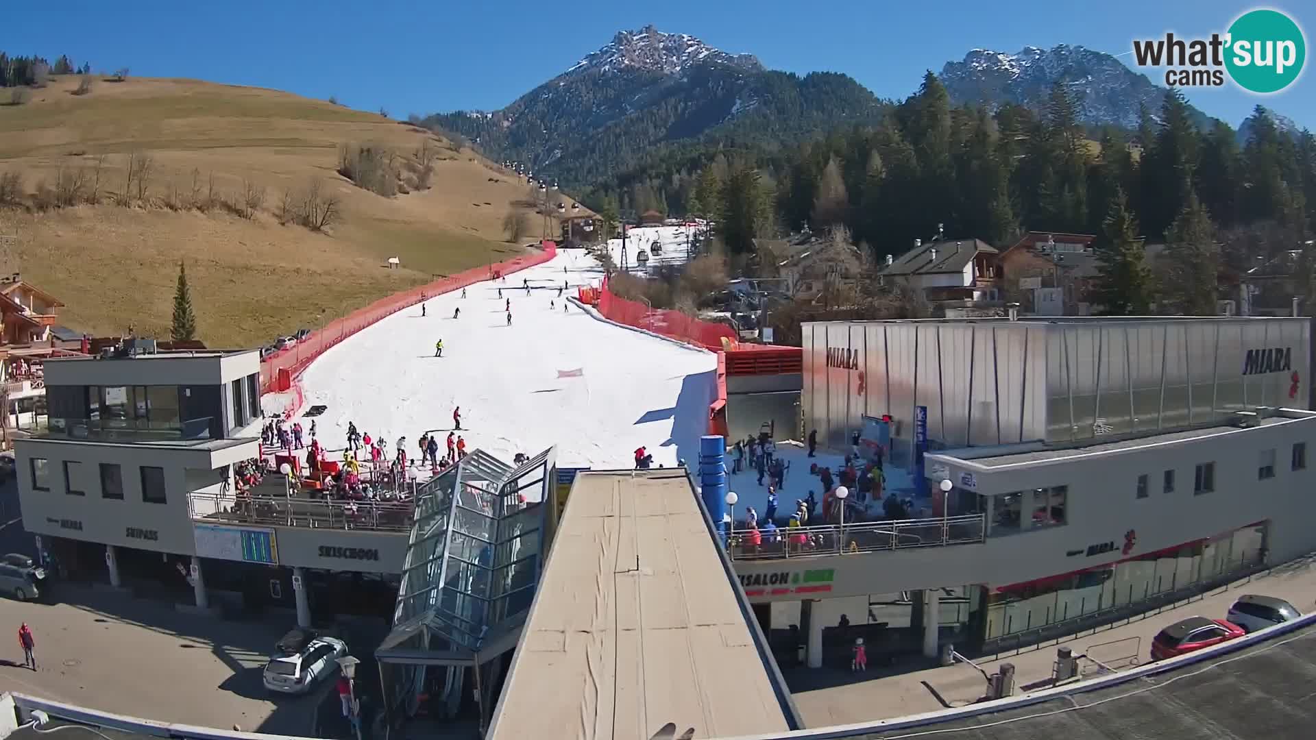 Plan de Corones Kronplatz Miara webcam en vivo – estación de valle