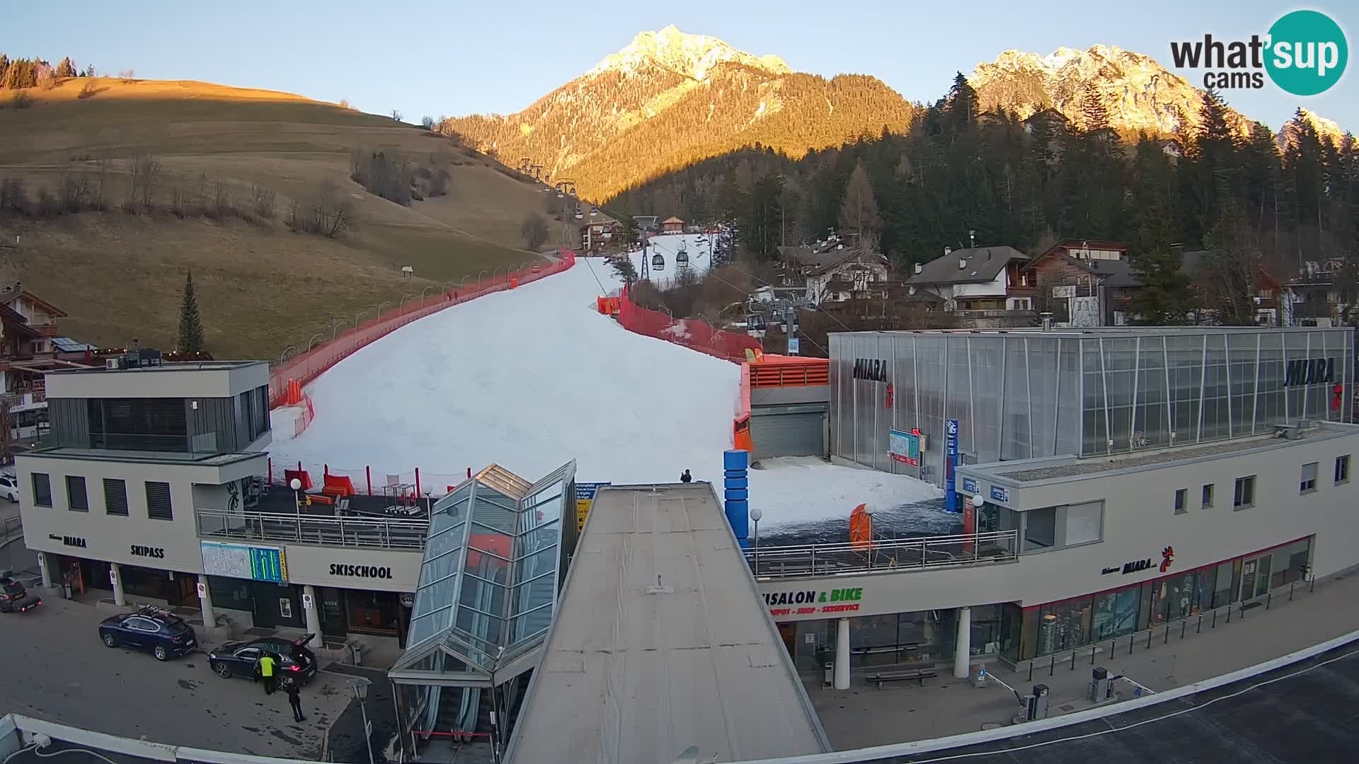 Kronplatz webcam Valley sation of Miara