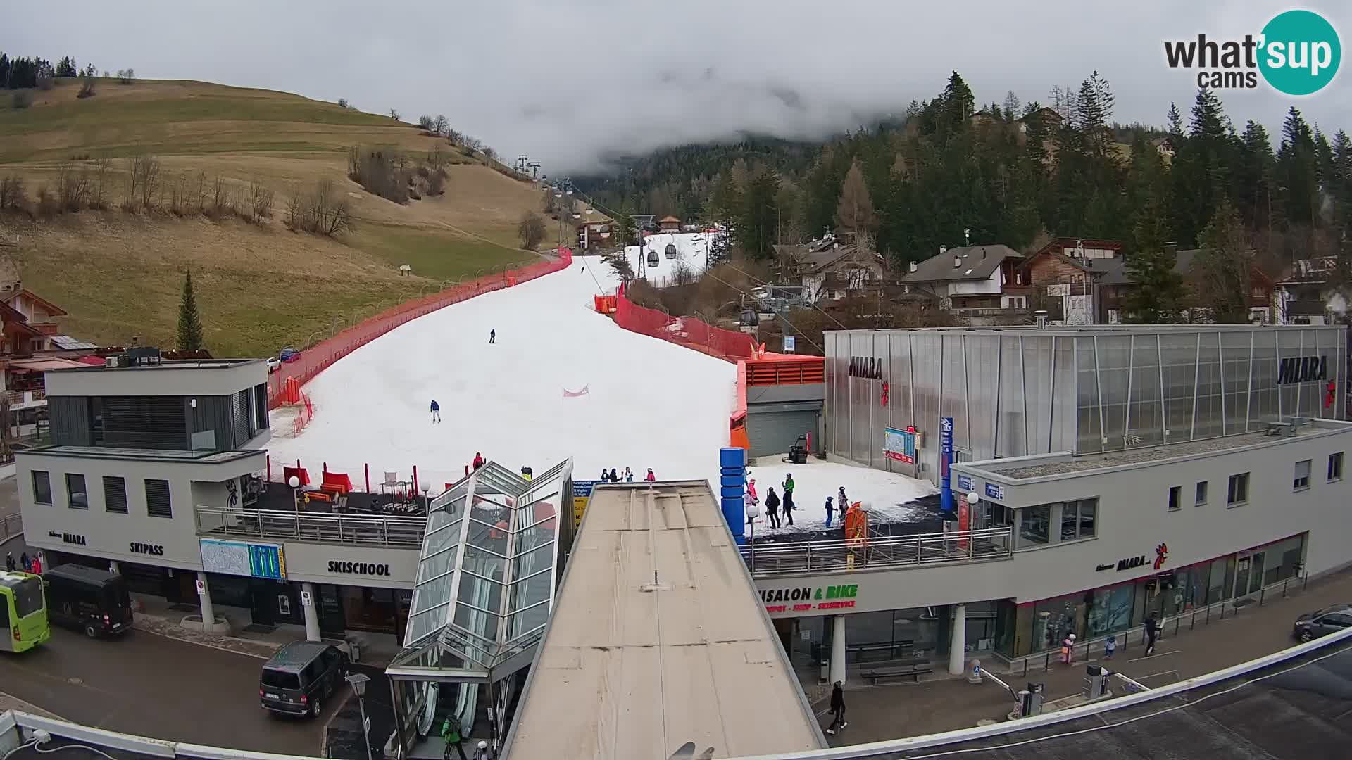 Kronplatz spletna kamera Miara spodnja postaja