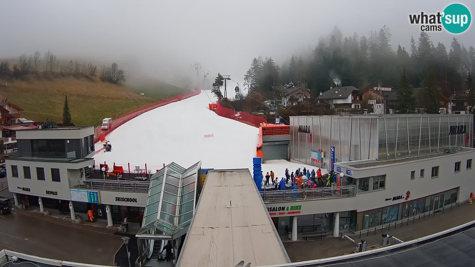 Plan de Corones Kronplatz Miara webcam en vivo – estación de valle