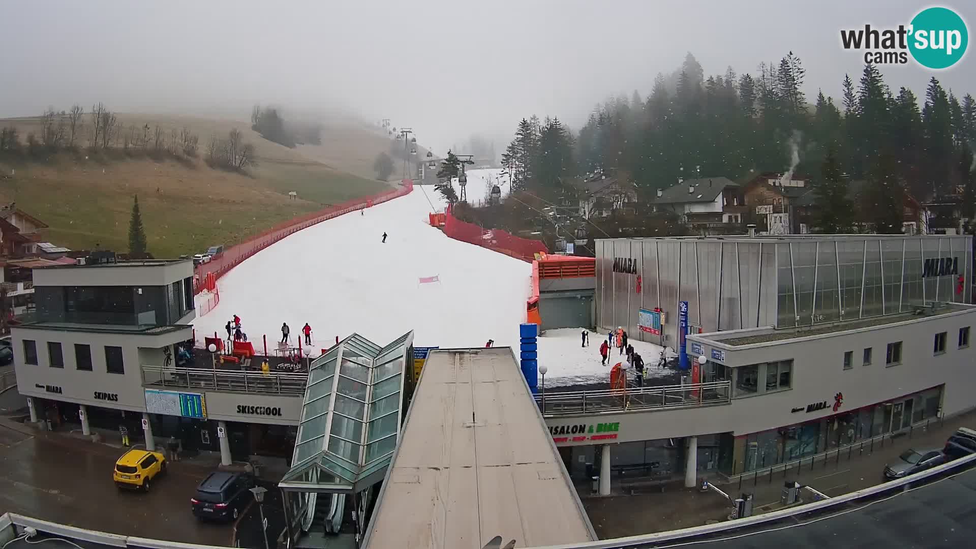 Plan de Corones Kronplatz Miara webcam en vivo – estación de valle