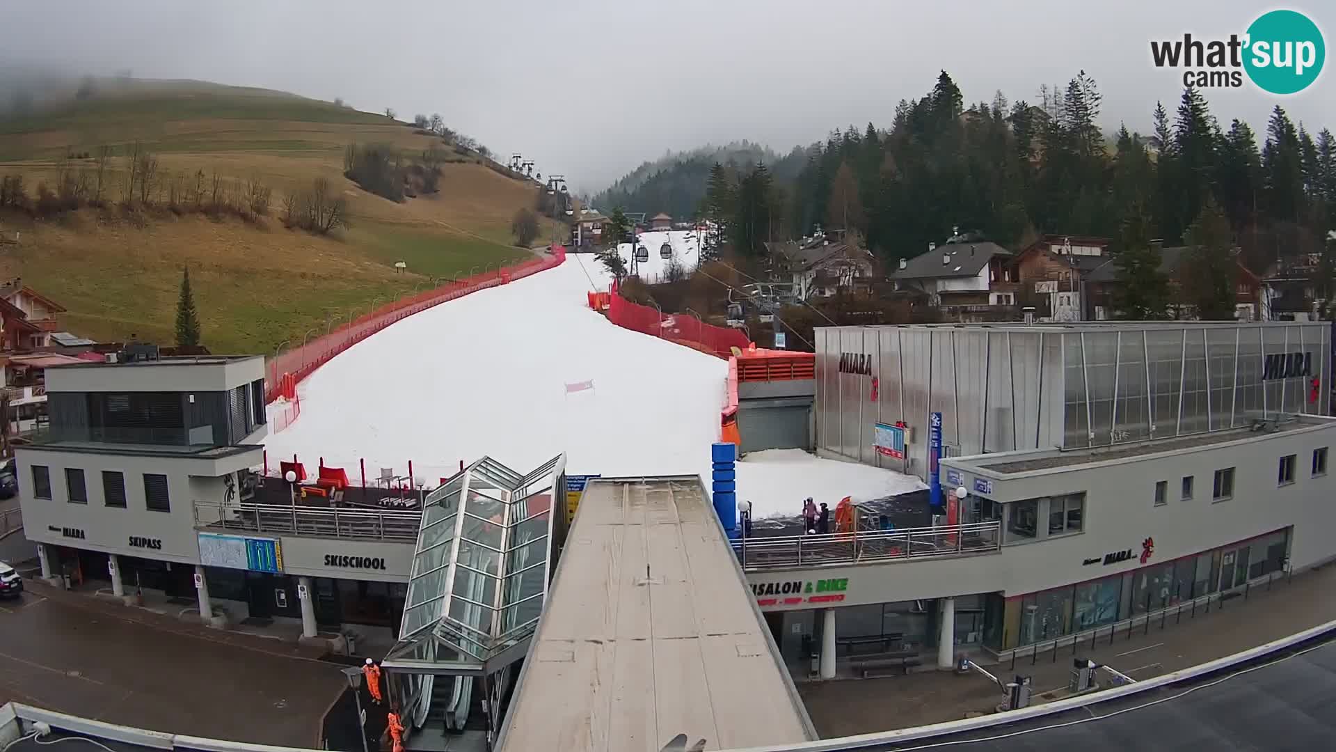 Kronplatz spletna kamera Miara spodnja postaja