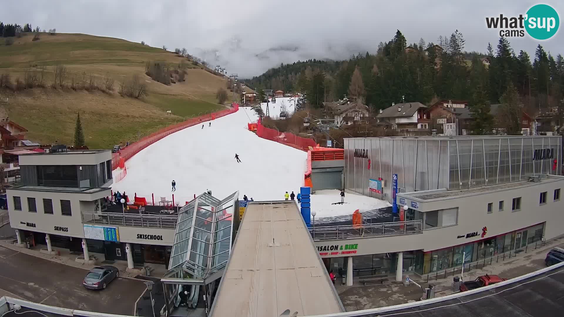 Plan de Corones Kronplatz Miara webcam en vivo – estación de valle