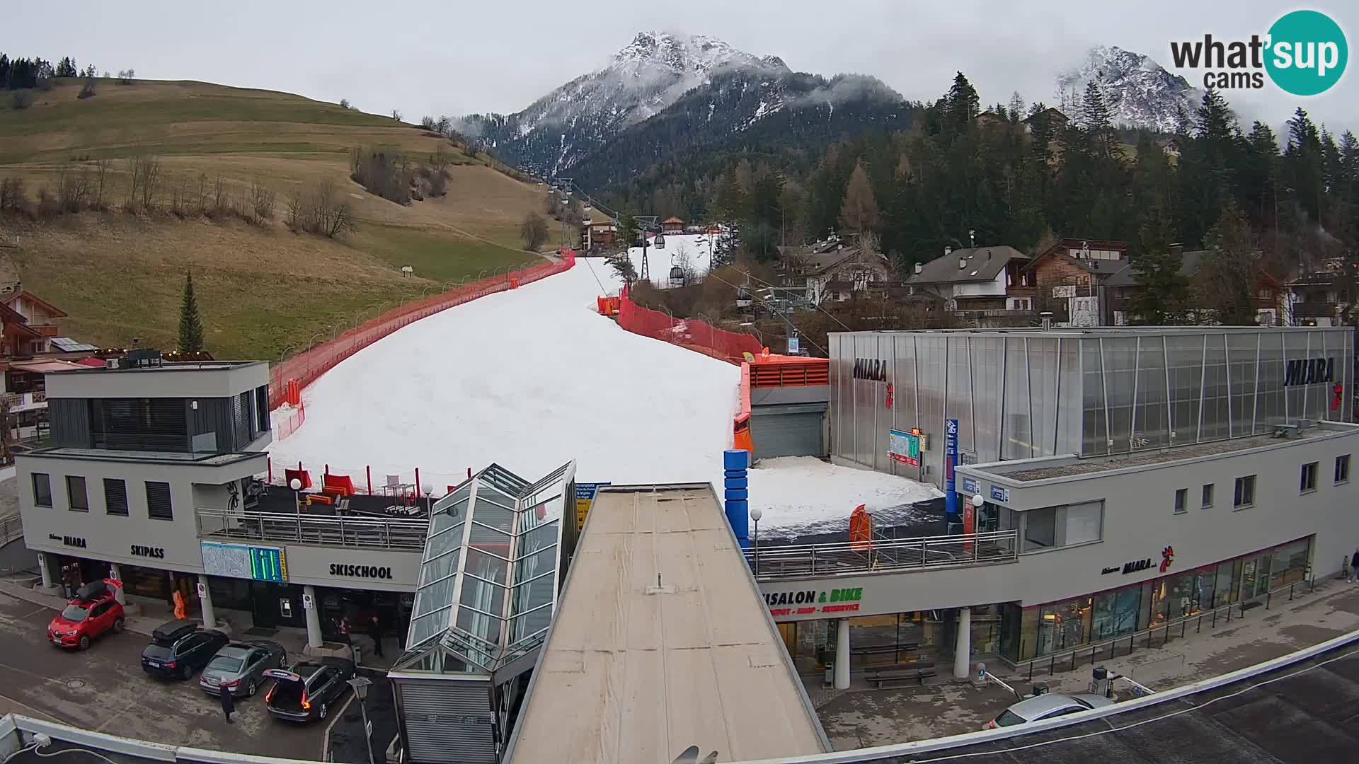 Kronplatz spletna kamera Miara spodnja postaja