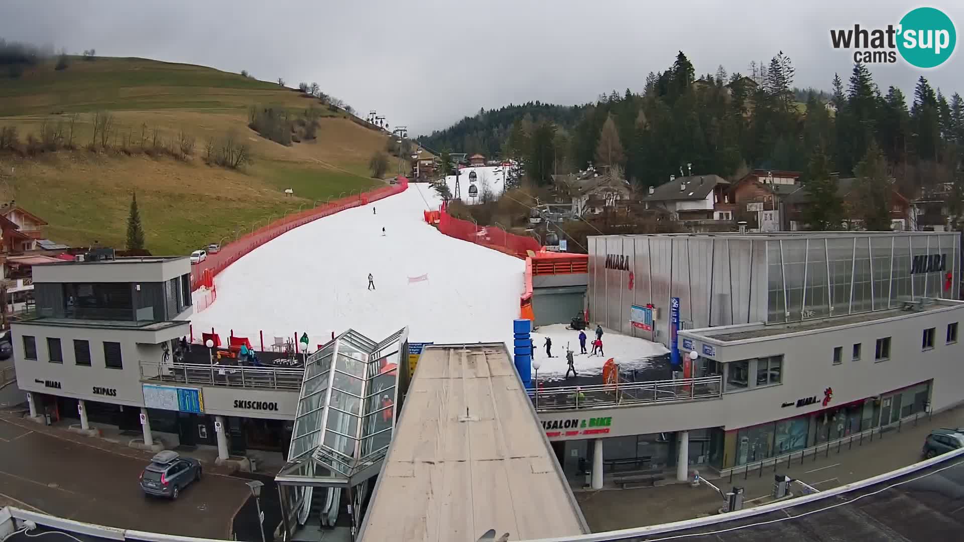 Kronplatz webcam Valley sation of Miara