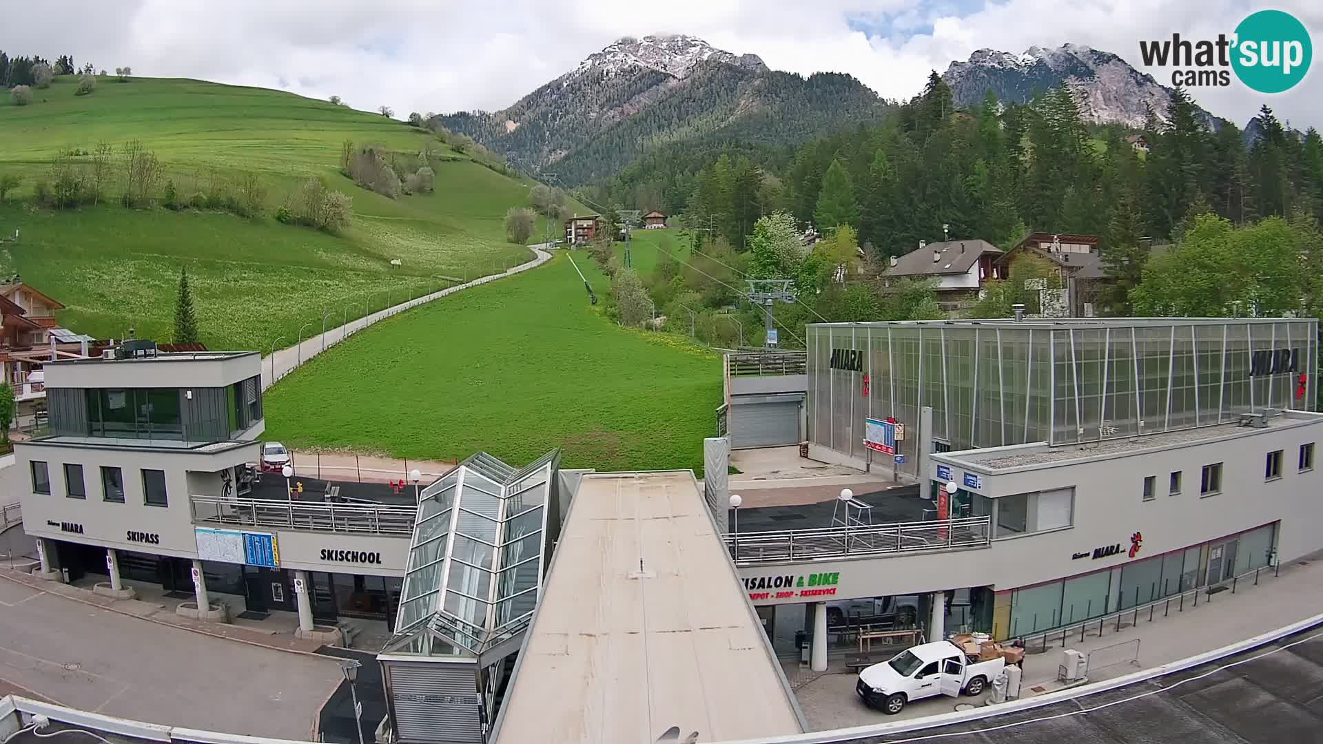 Kronplatz webcam Valley sation of Miara