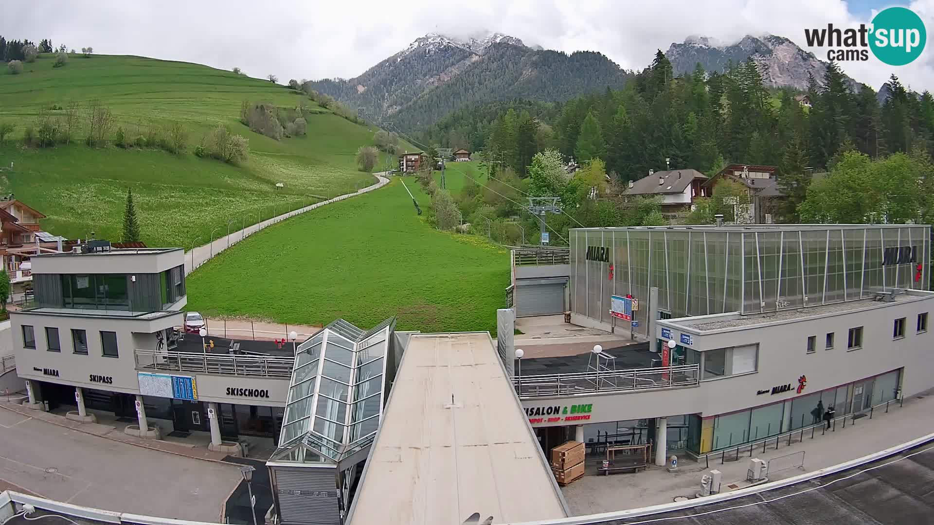 Plan de Corones Kronplatz Miara webcam en vivo – estación de valle