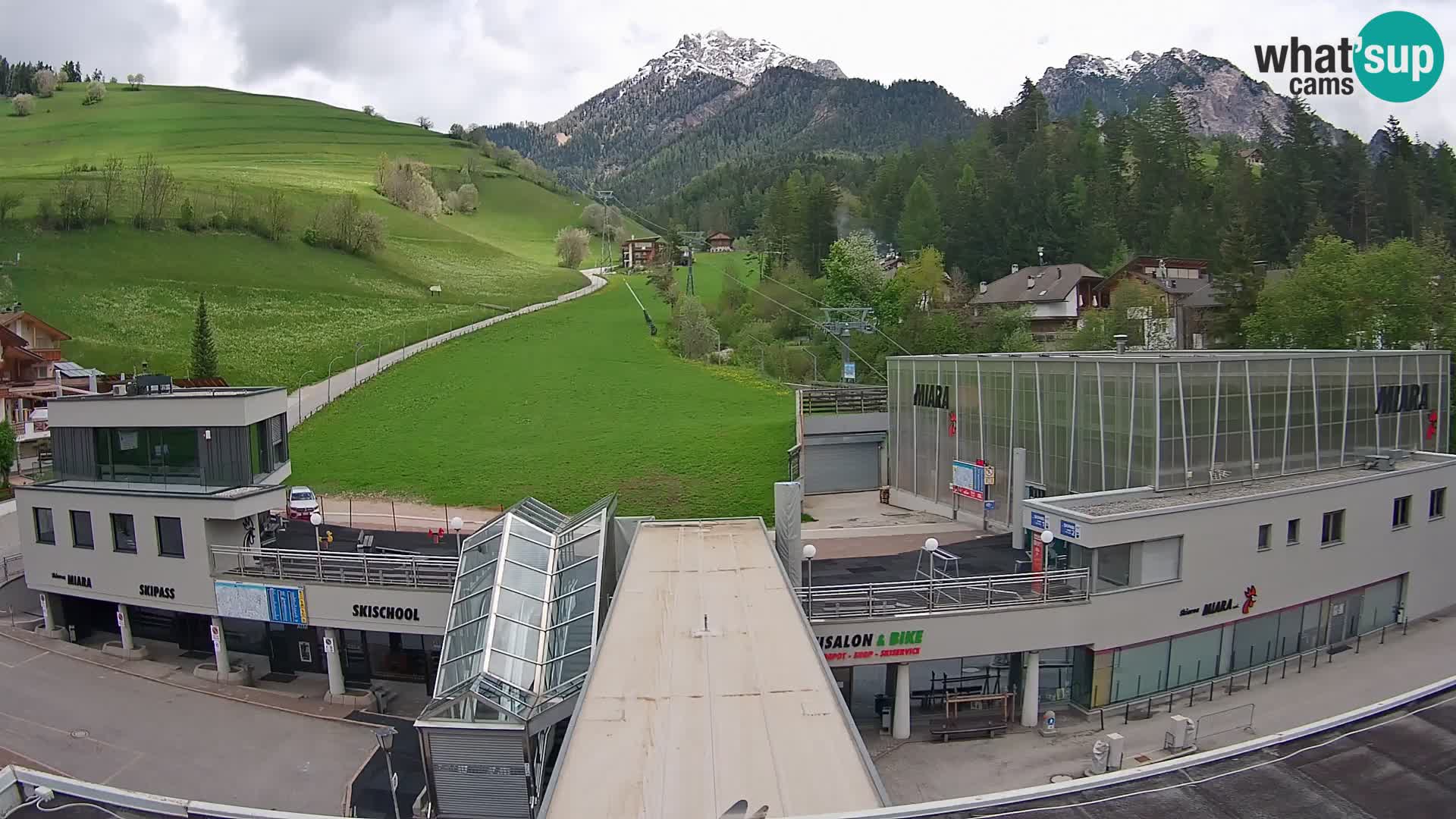 Plan de Corones Kronplatz Miara webcam en vivo – estación de valle