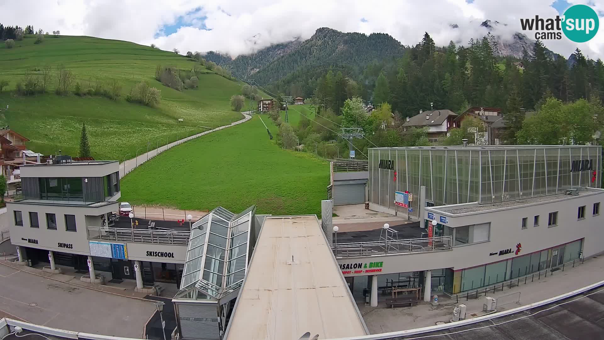 Plan de Corones Kronplatz Miara webcam en vivo – estación de valle