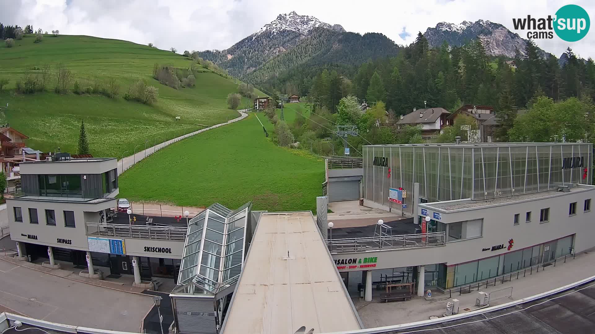 Kronplatz webcam Valley sation of Miara