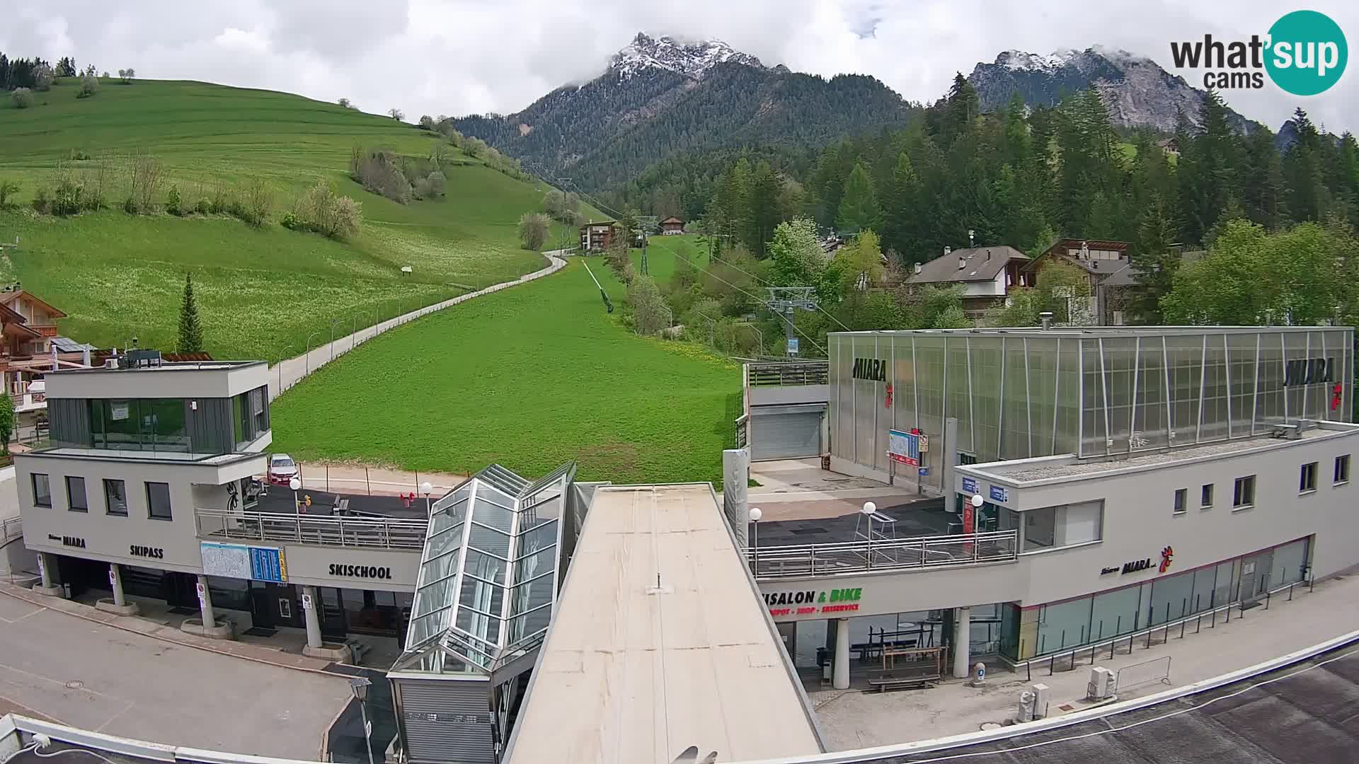 Kronplatz webcam Valley sation of Miara