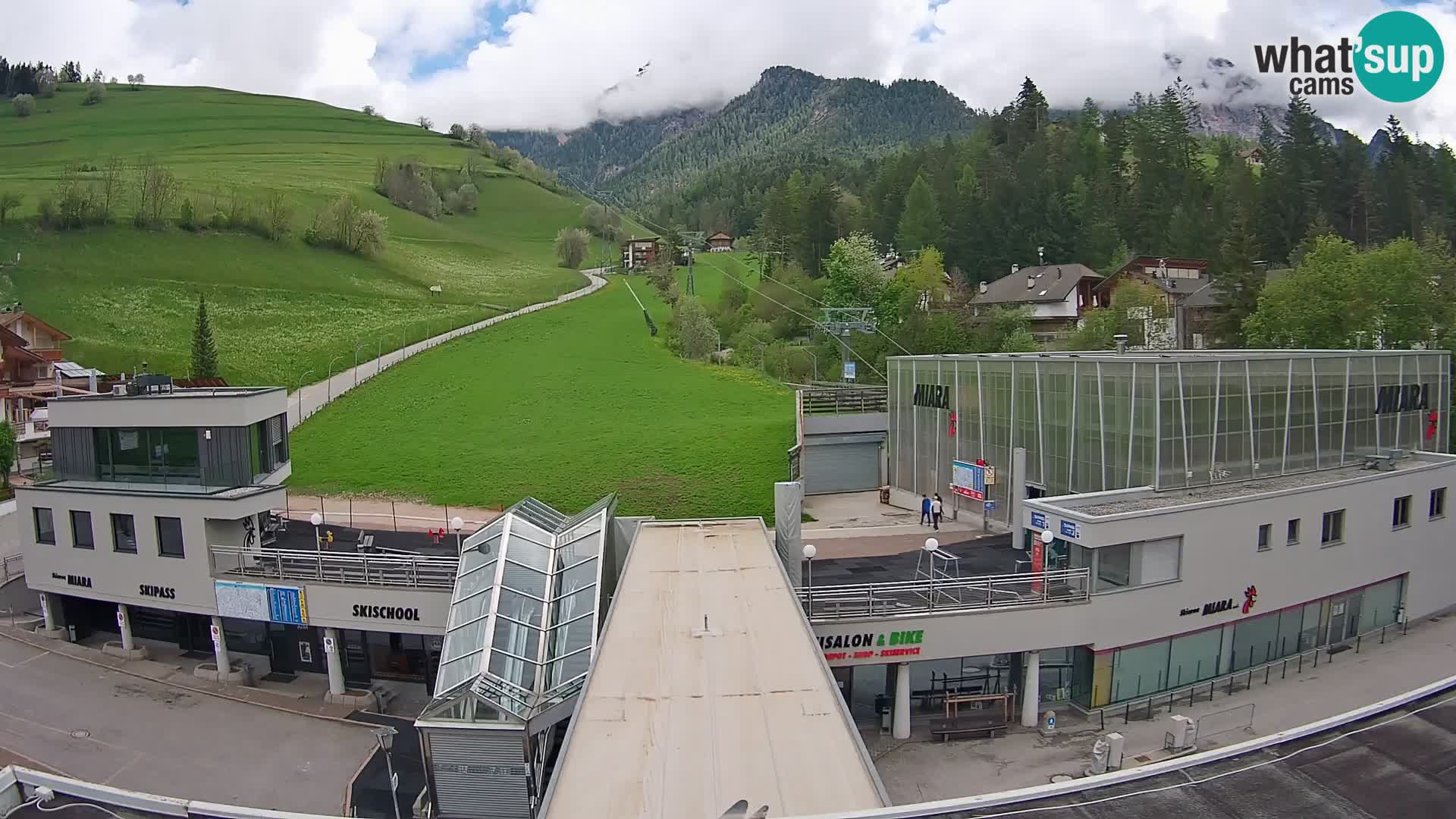 Plan de Corones Kronplatz Miara webcam en vivo – estación de valle