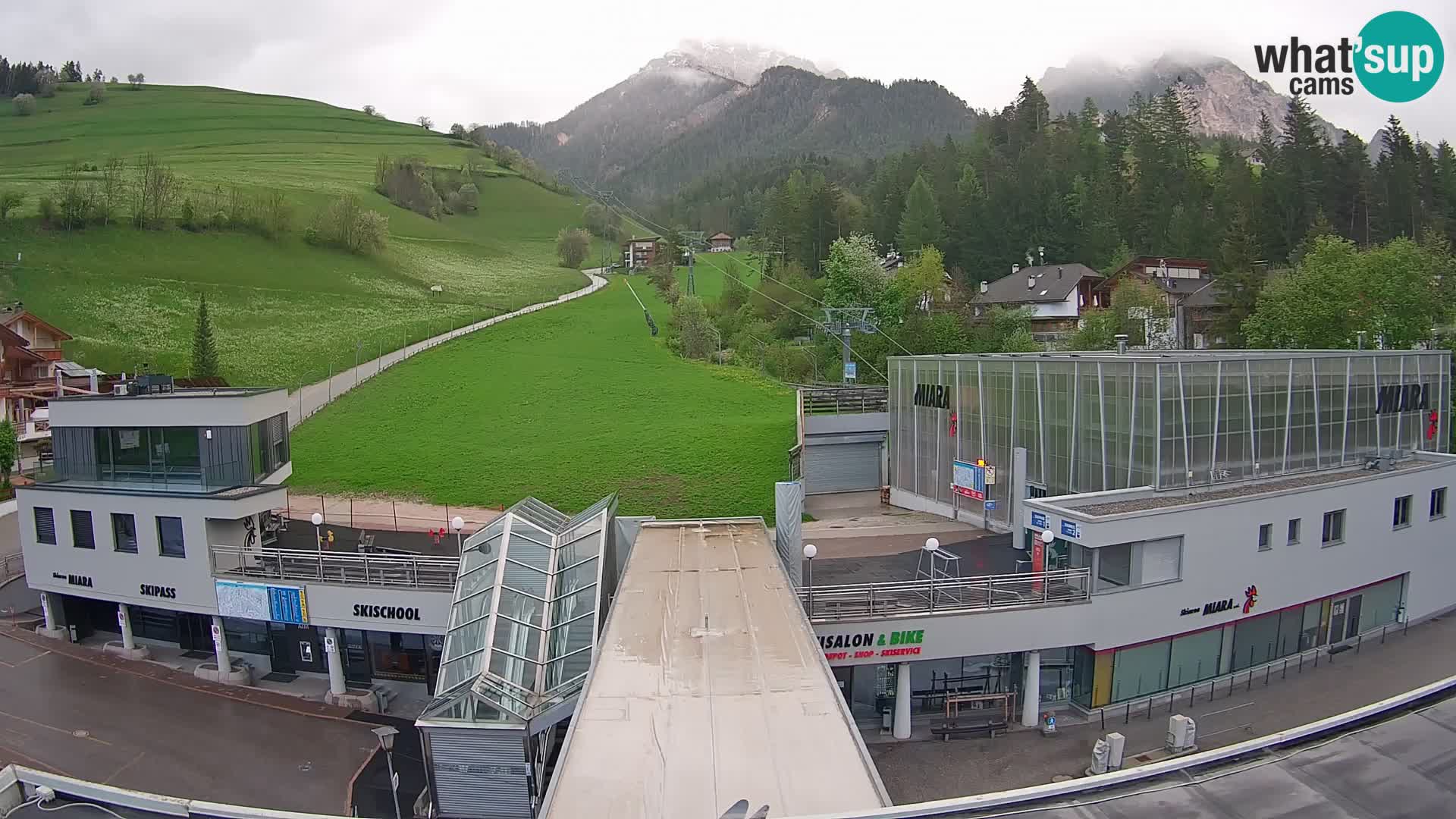 Kronplatz webcam Valley sation of Miara