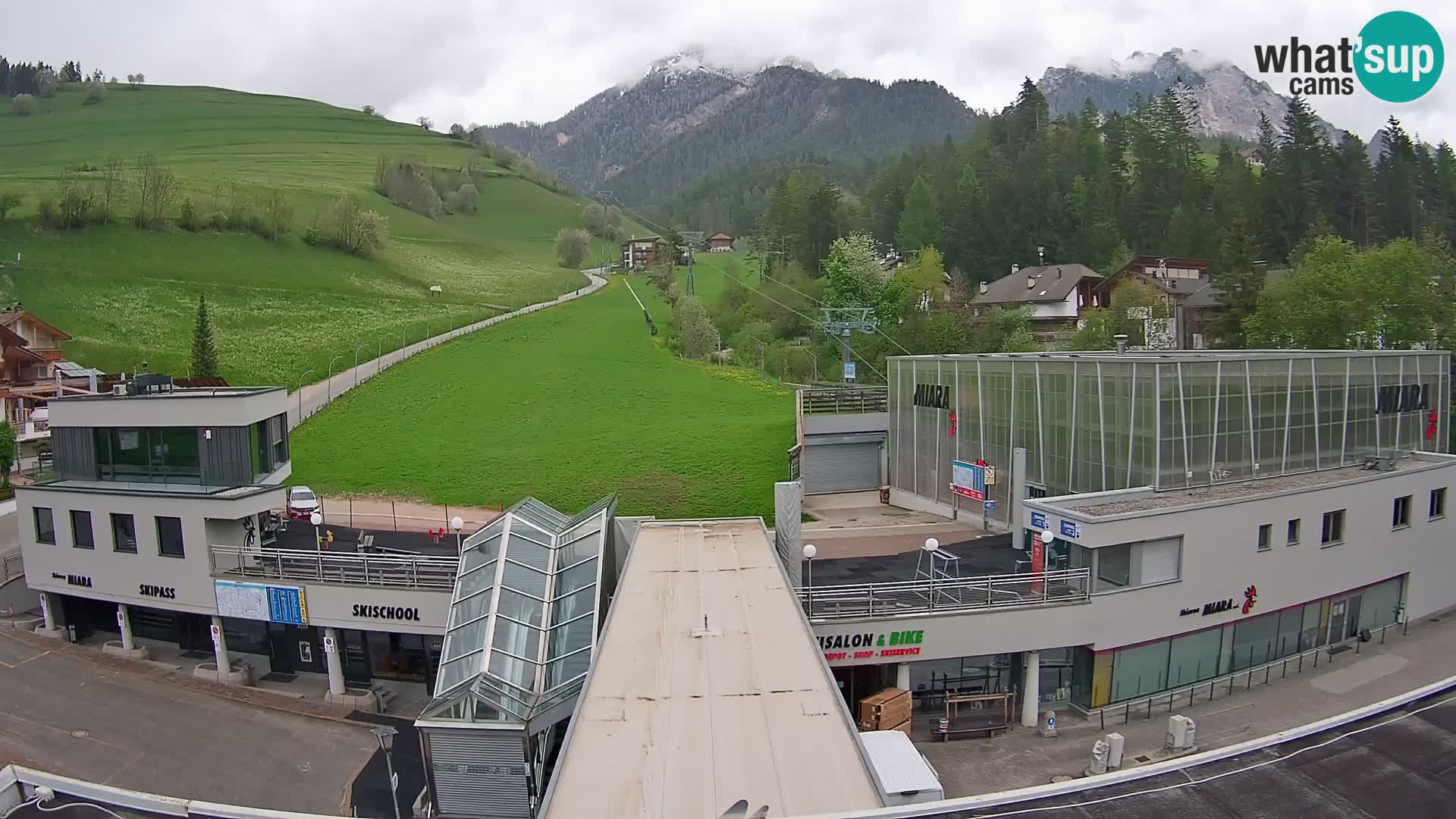 Kronplatz webcam Valley sation of Miara