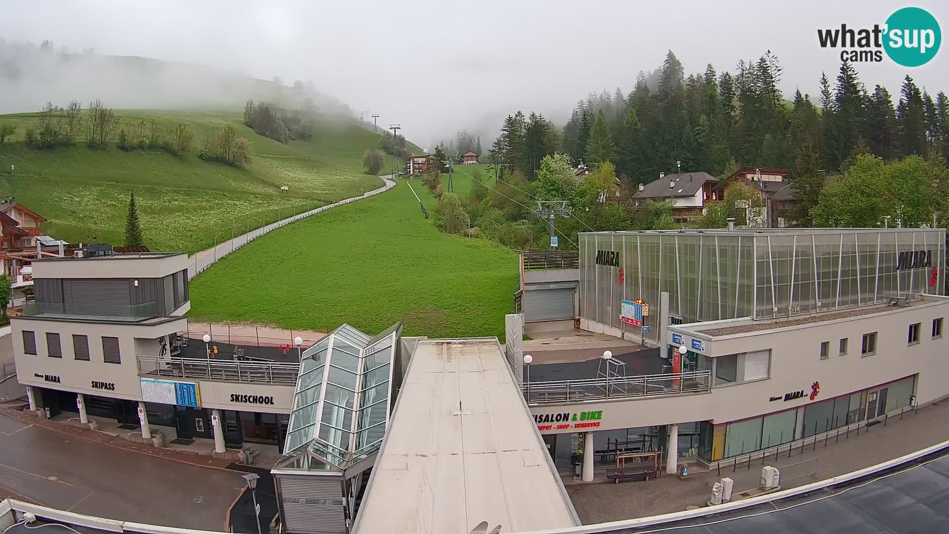 Kronplatz spletna kamera Miara spodnja postaja