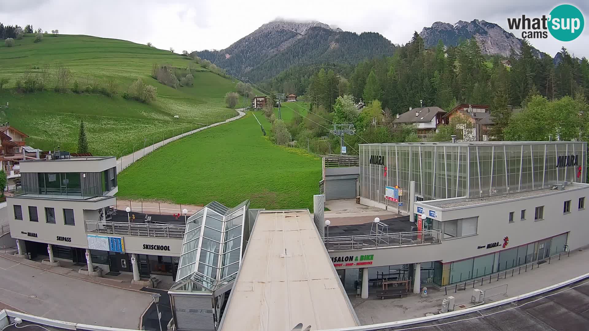Plan de Corones Kronplatz Miara webcam en vivo – estación de valle