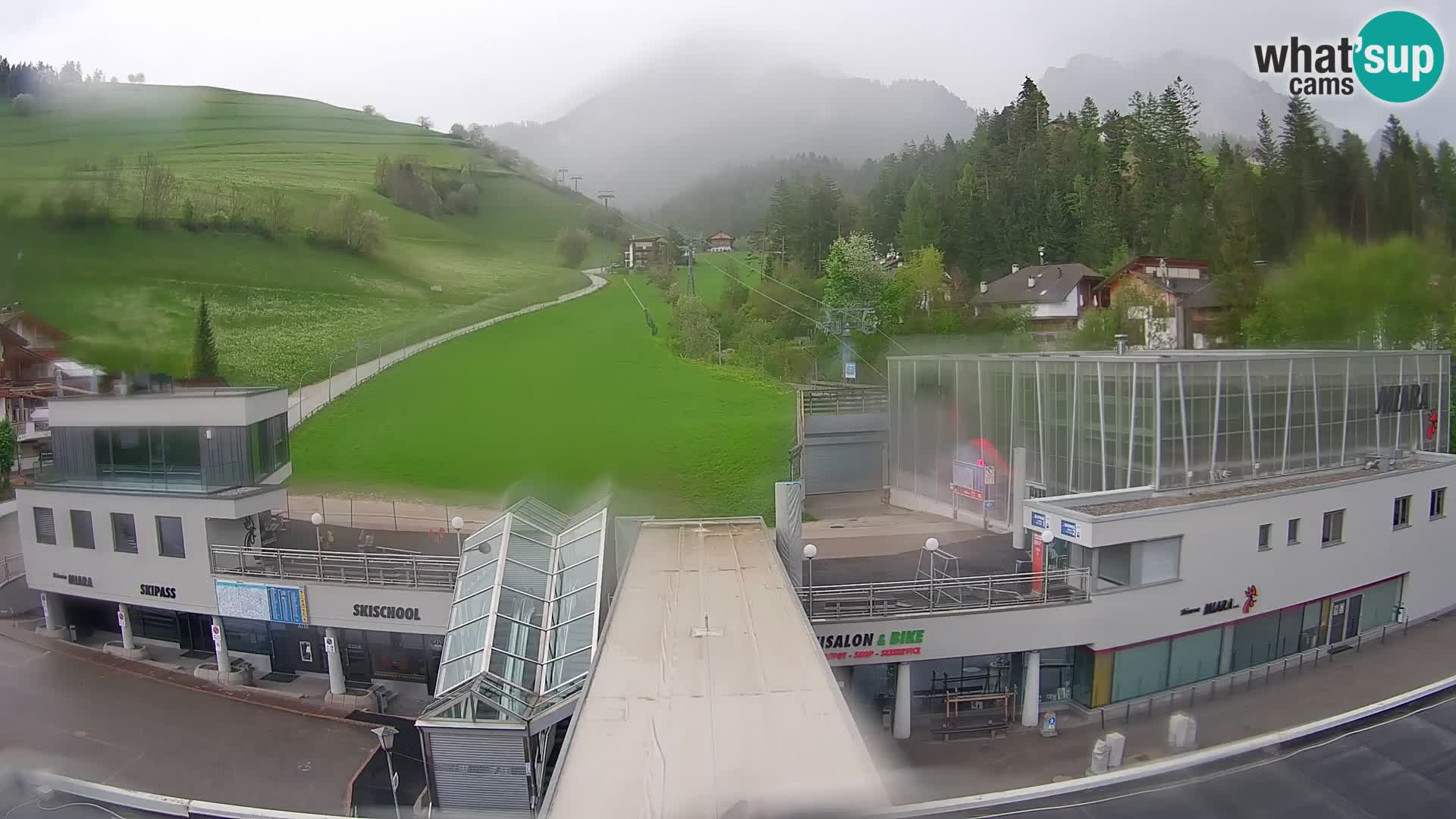 Kronplatz spletna kamera Miara spodnja postaja