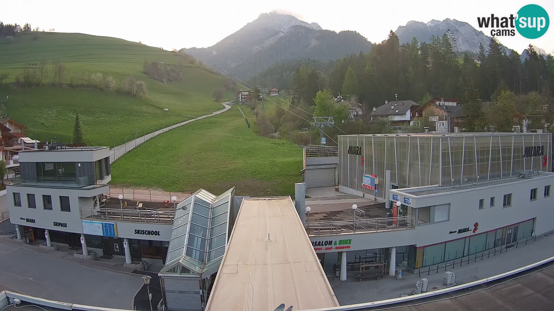 Kronplatz webcam Valley sation of Miara