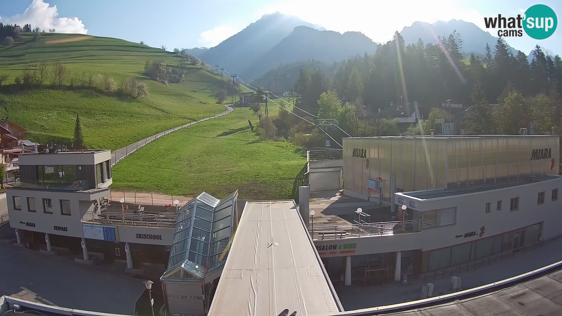 Kronplatz spletna kamera Miara spodnja postaja