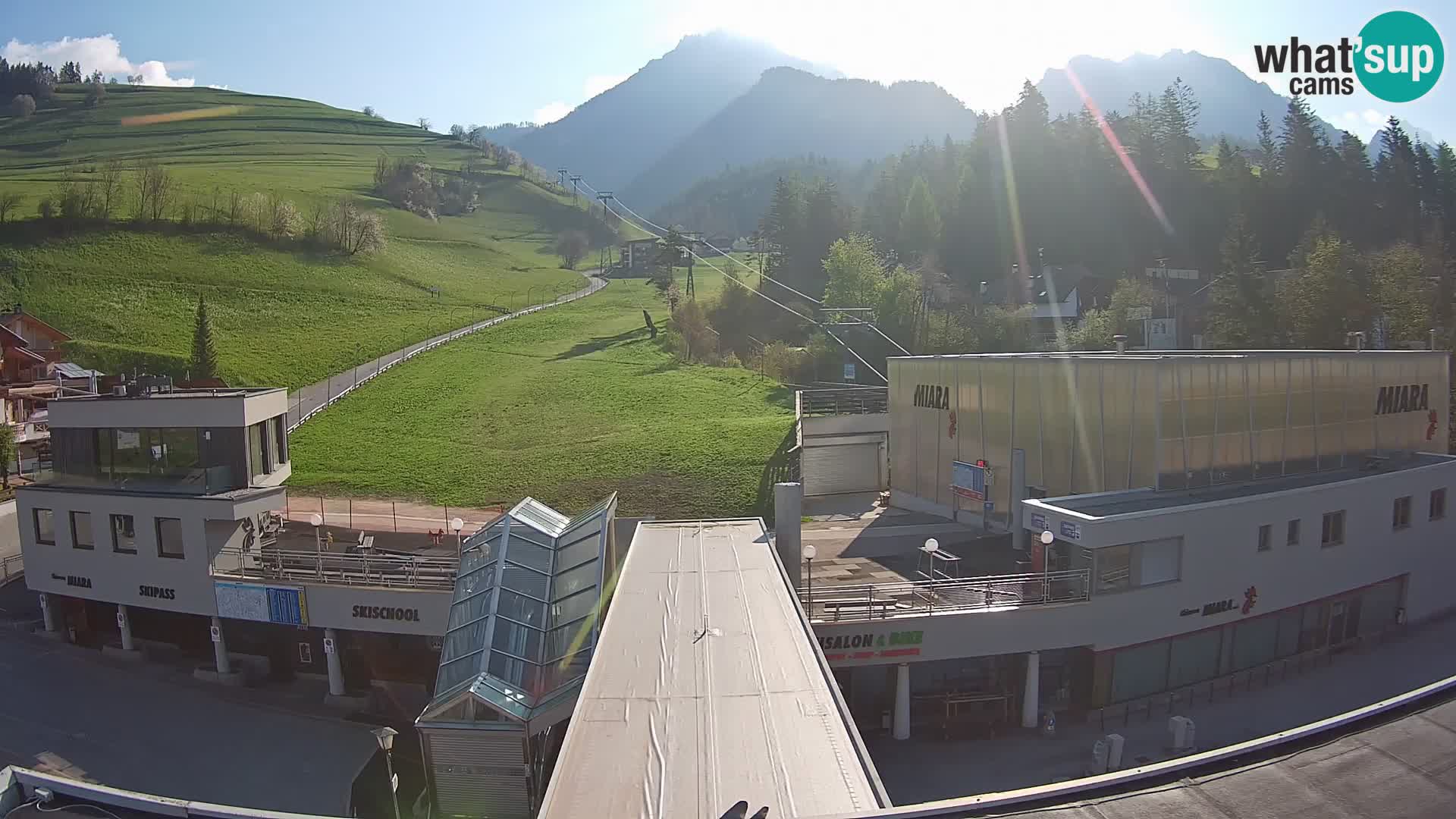 Plan de Corones Kronplatz Miara webcam en vivo – estación de valle