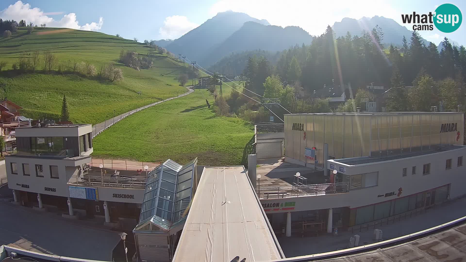 Kronplatz webcam Valley sation of Miara