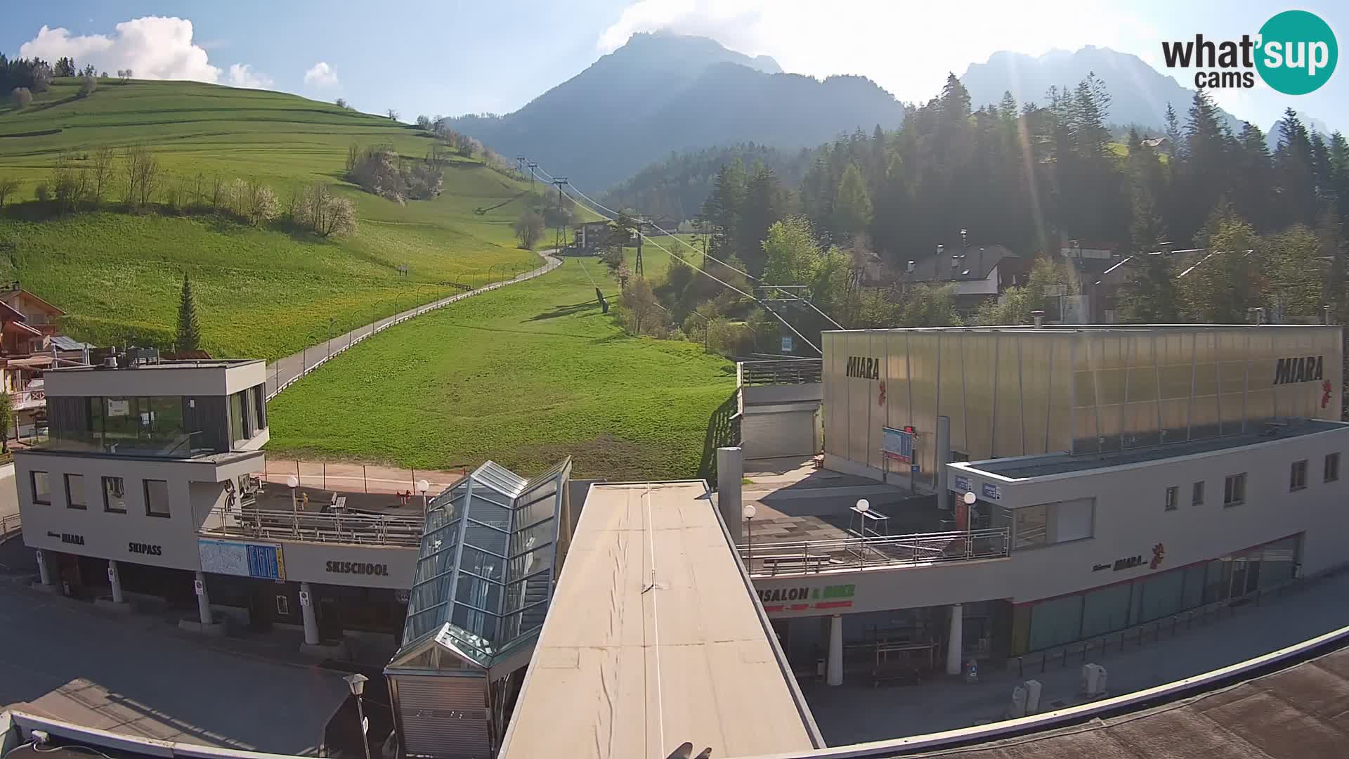 Kronplatz webcam Valley sation of Miara
