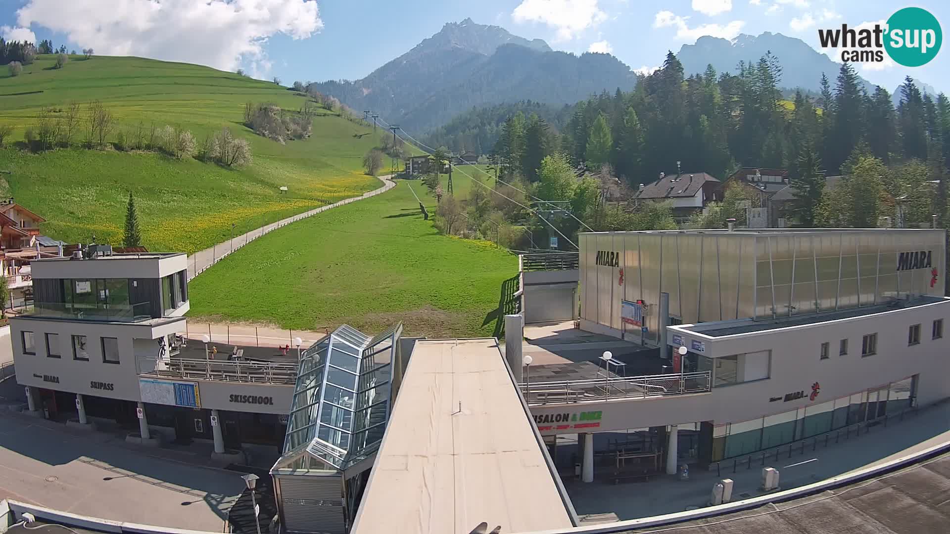 Kronplatz webcam Valley sation of Miara