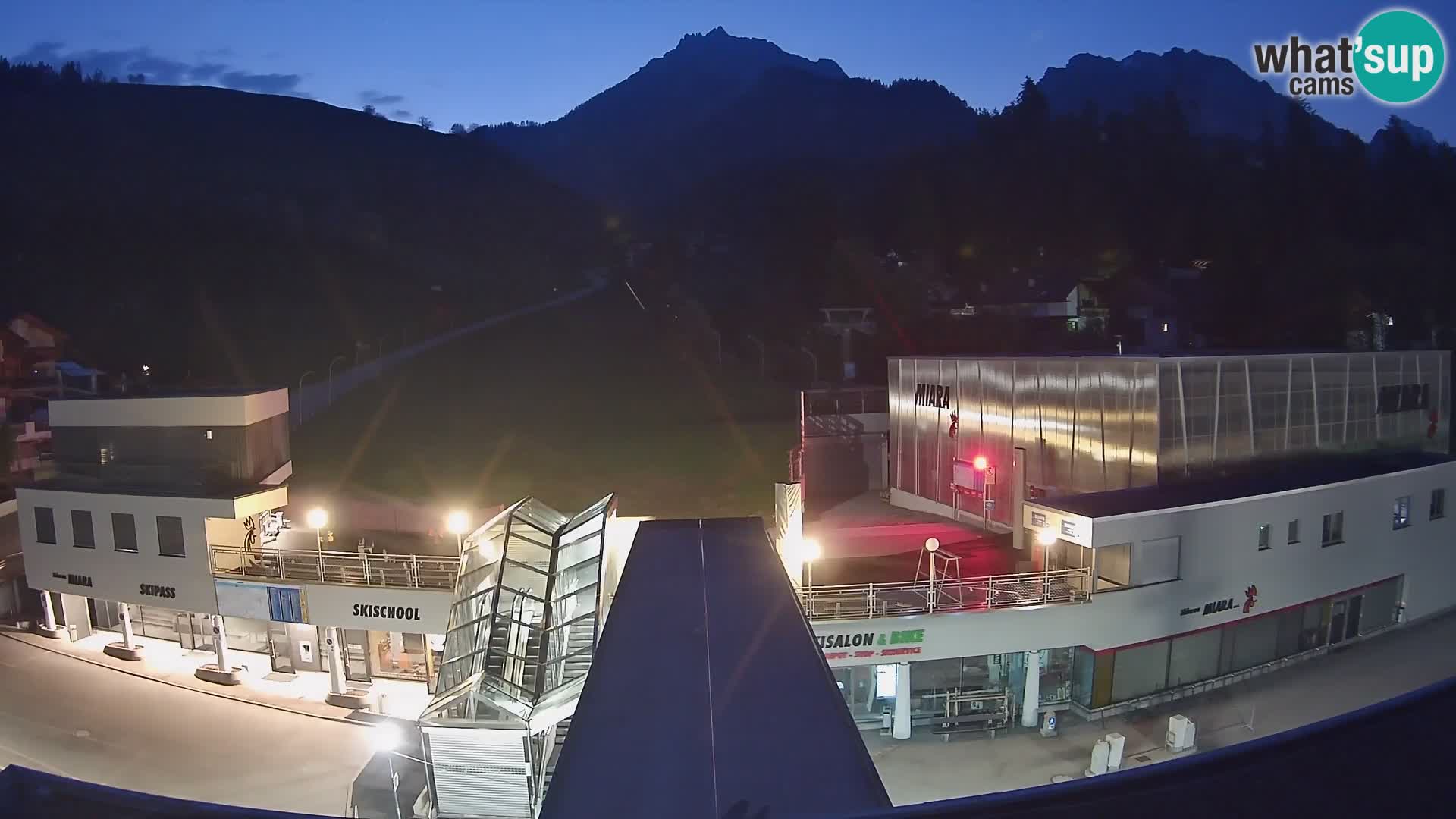 Kronplatz spletna kamera Miara spodnja postaja
