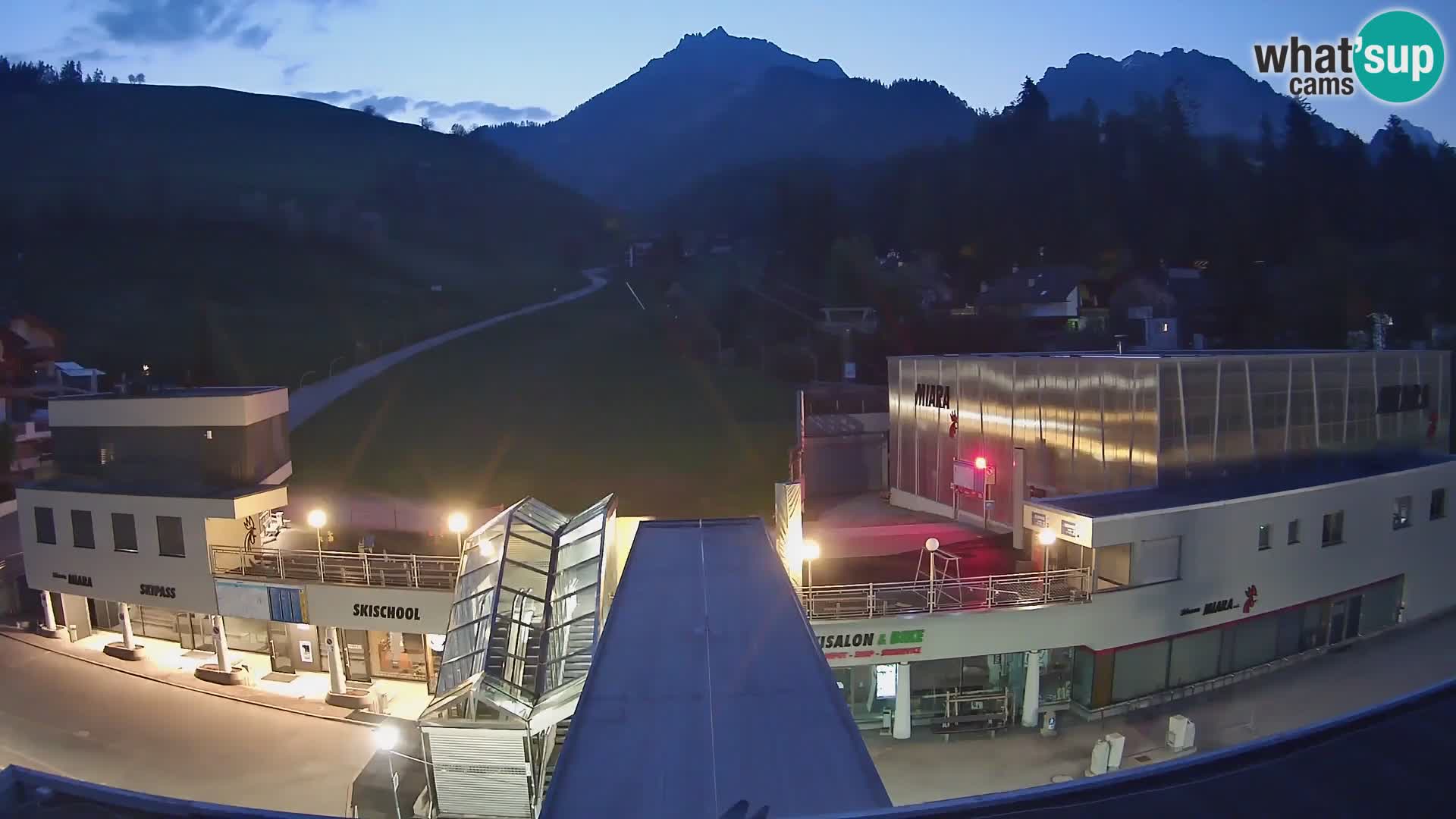 Kronplatz spletna kamera Miara spodnja postaja