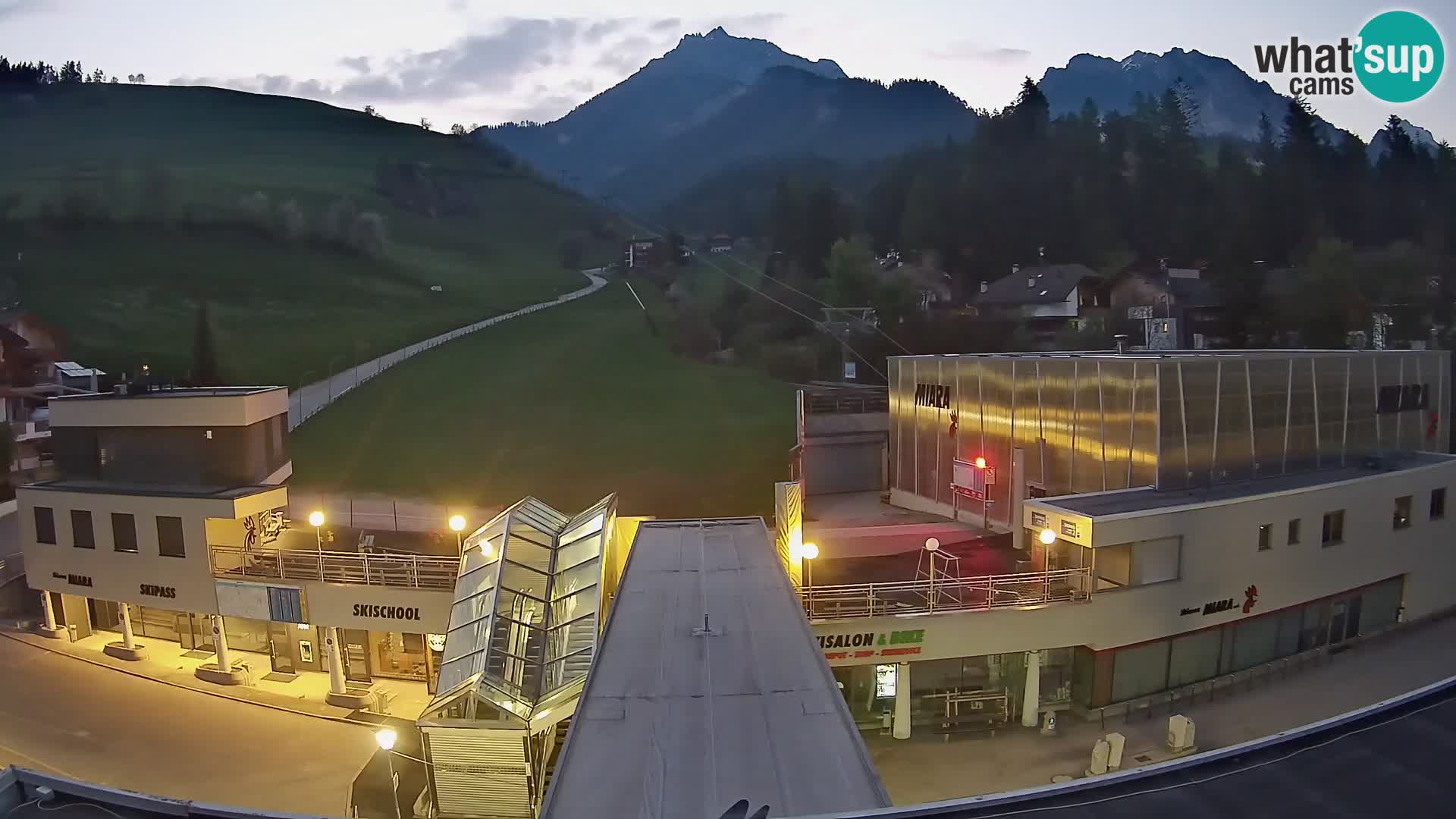Kronplatz webcam Valley sation of Miara