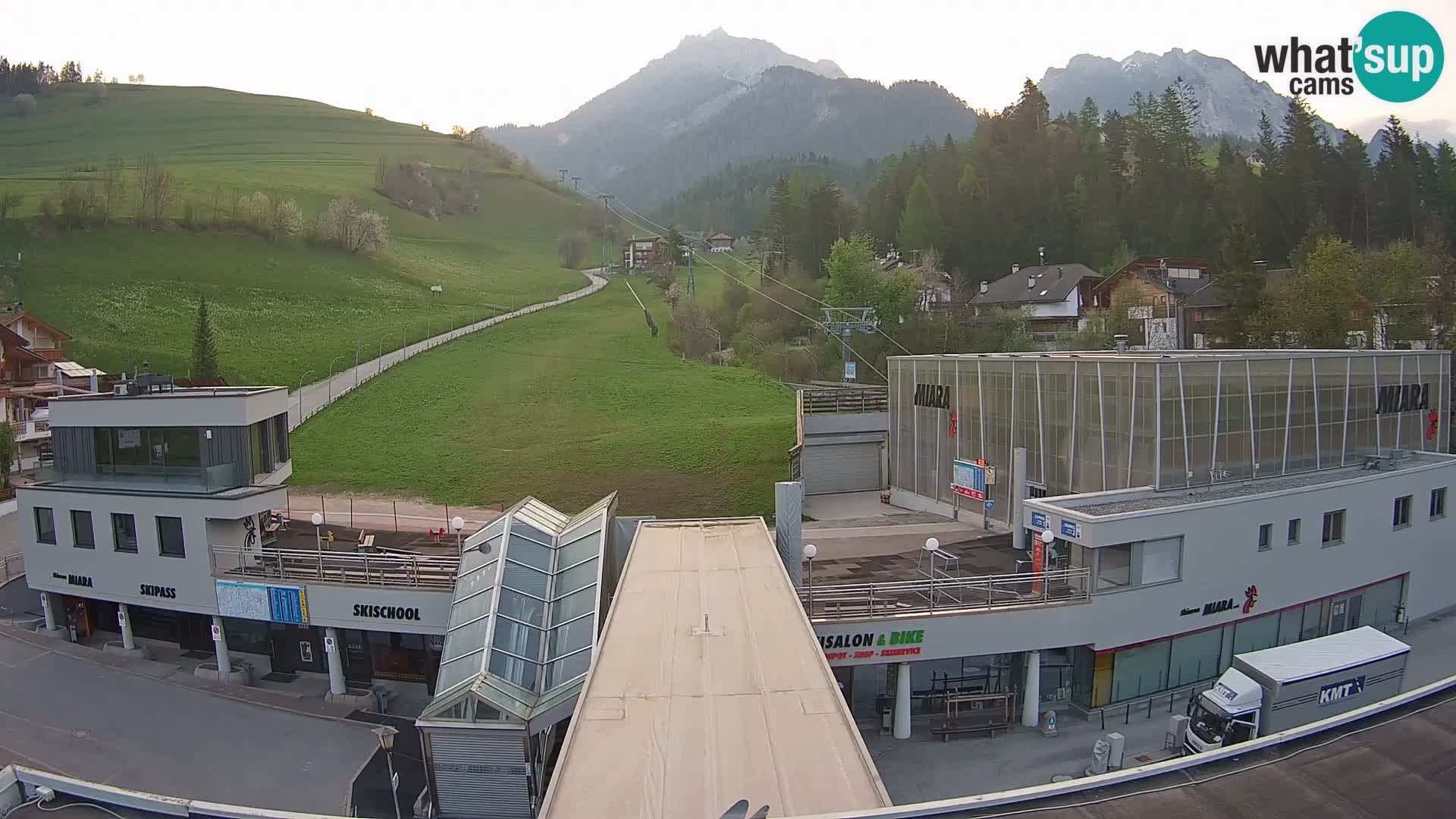 Plan de Corones Kronplatz Miara webcam en vivo – estación de valle