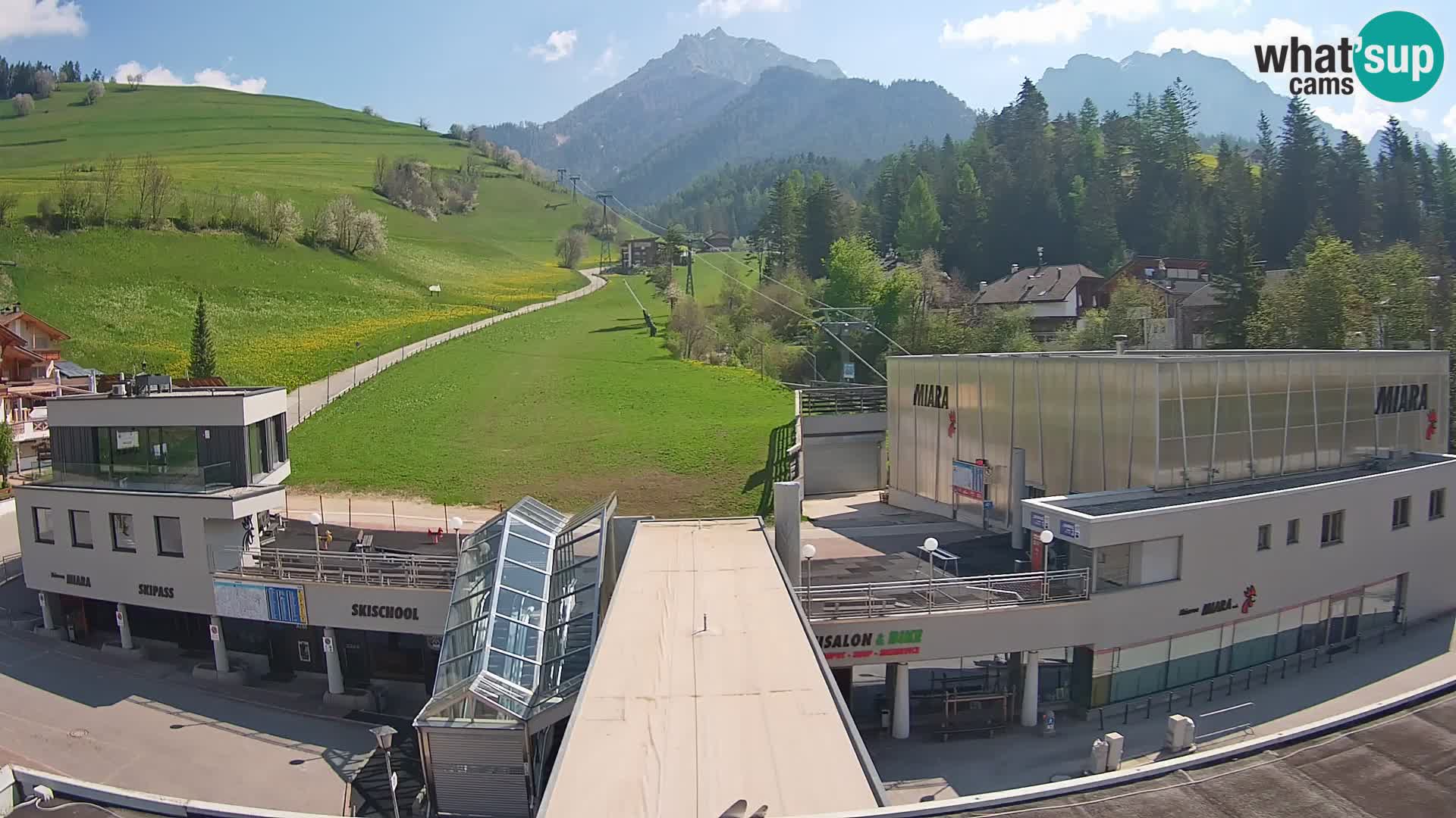Plan de Corones Kronplatz Miara webcam en vivo – estación de valle