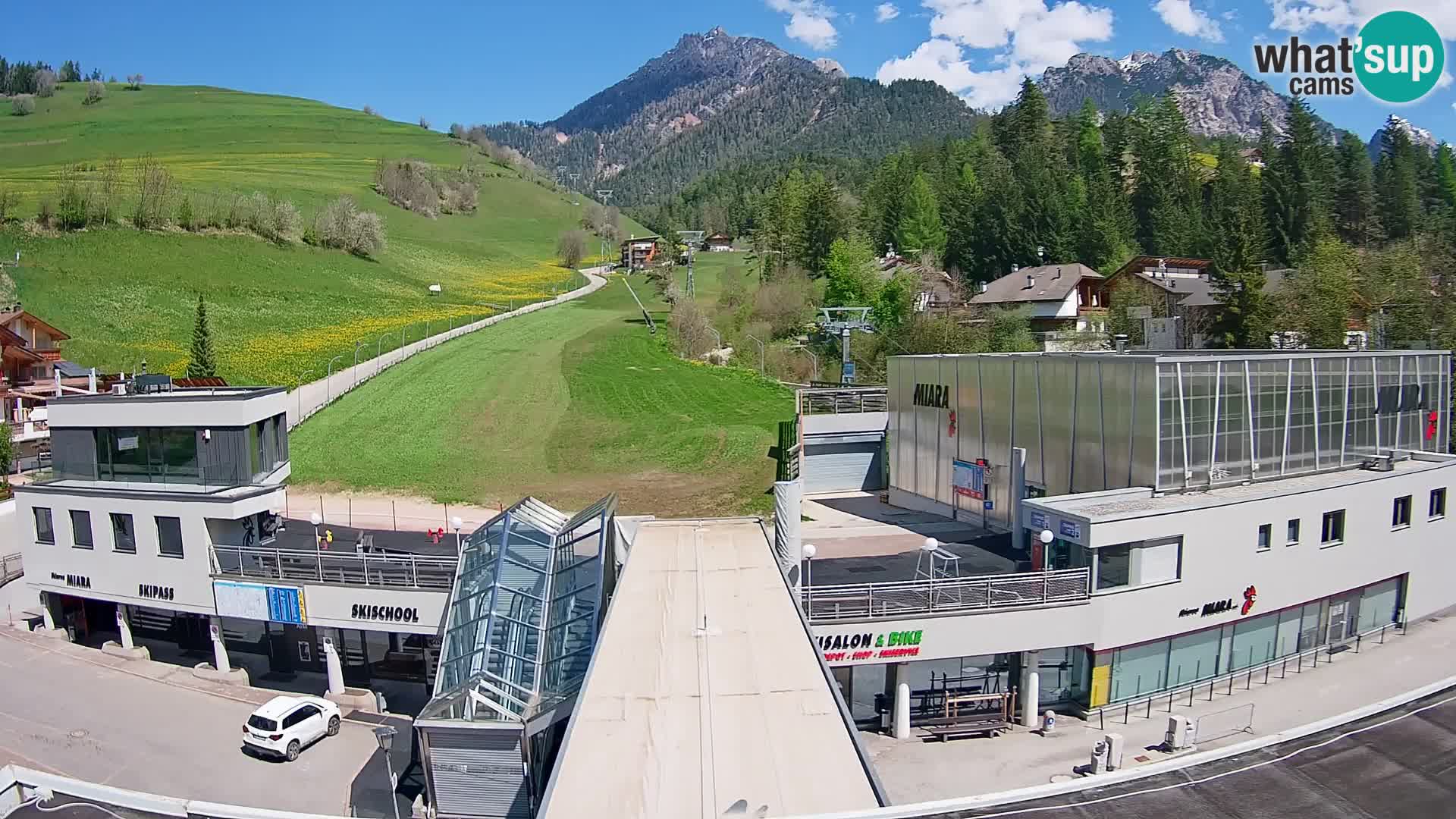 Kronplatz spletna kamera Miara spodnja postaja