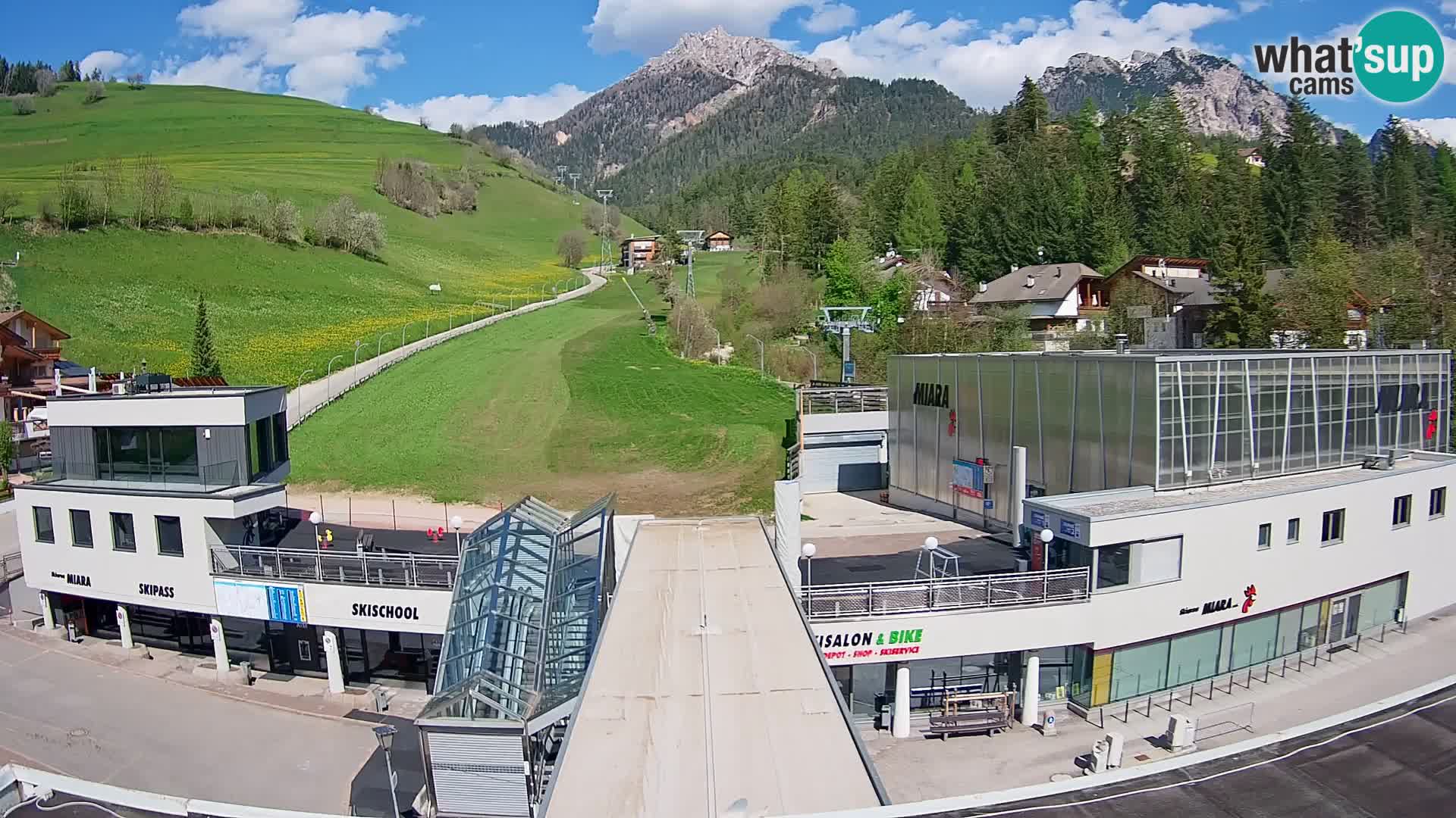 Kronplatz webcam Valley sation of Miara