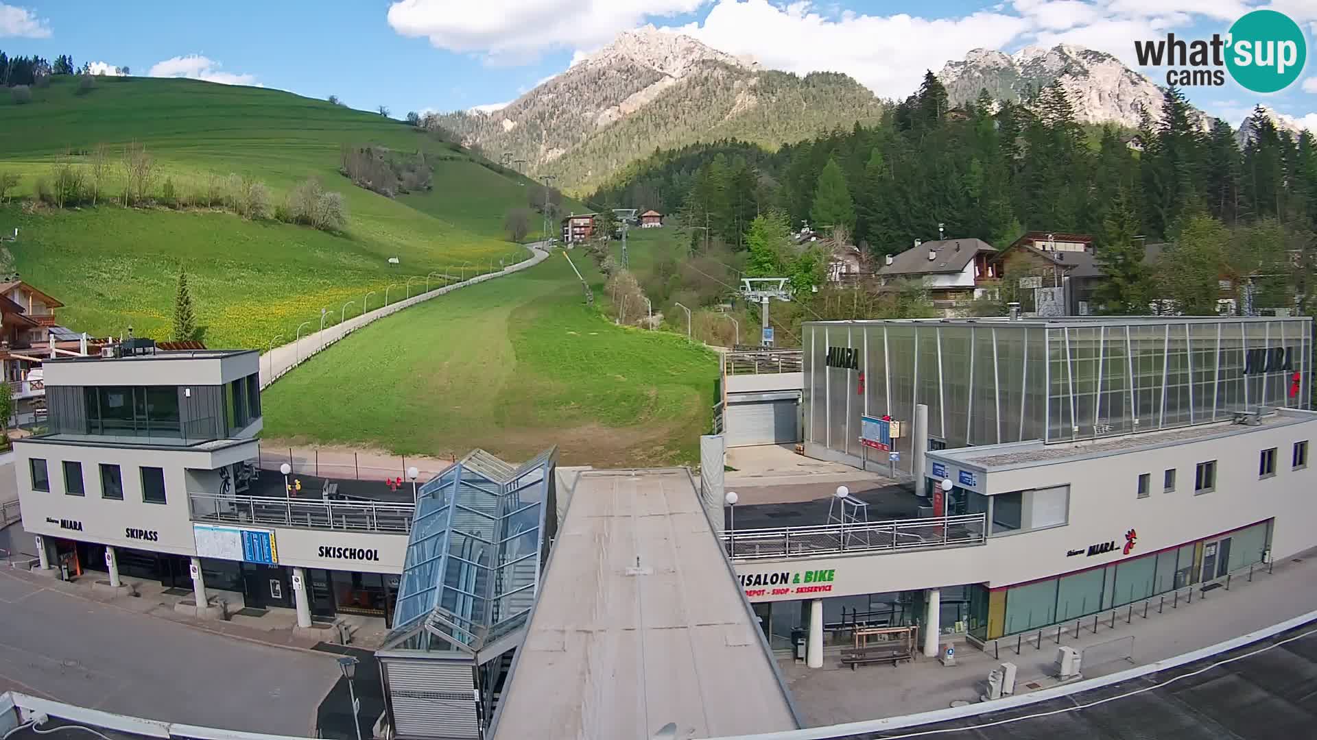 Plan de Corones Kronplatz Miara webcam en vivo – estación de valle