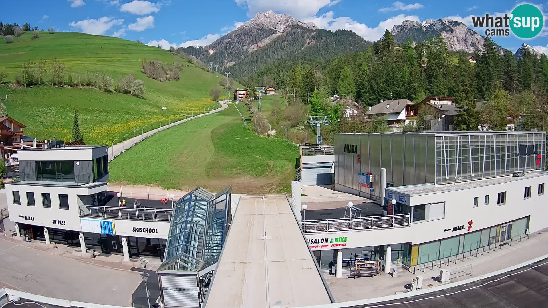 Plan de Corones Kronplatz Miara webcam en vivo – estación de valle