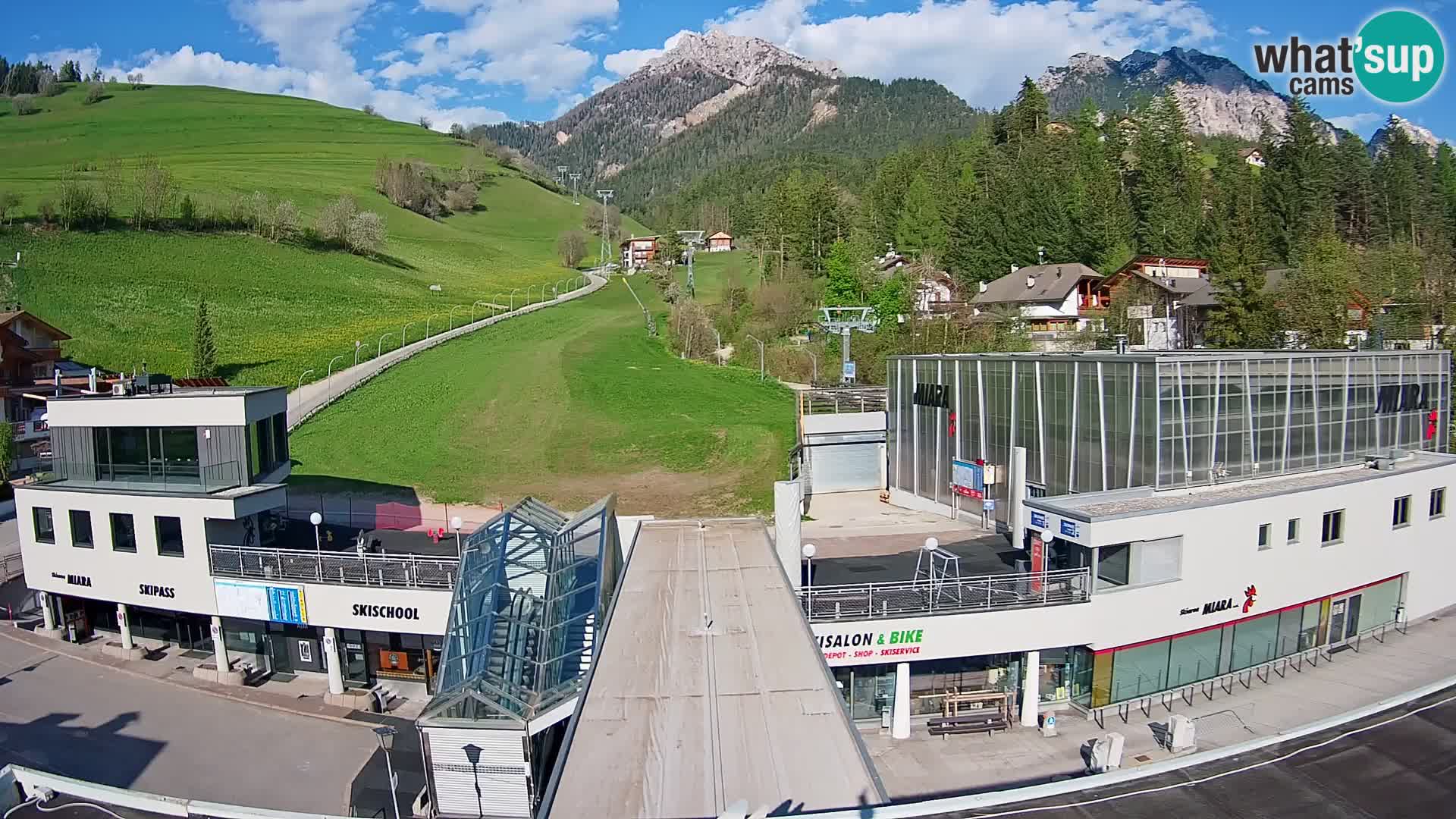 Kronplatz spletna kamera Miara spodnja postaja