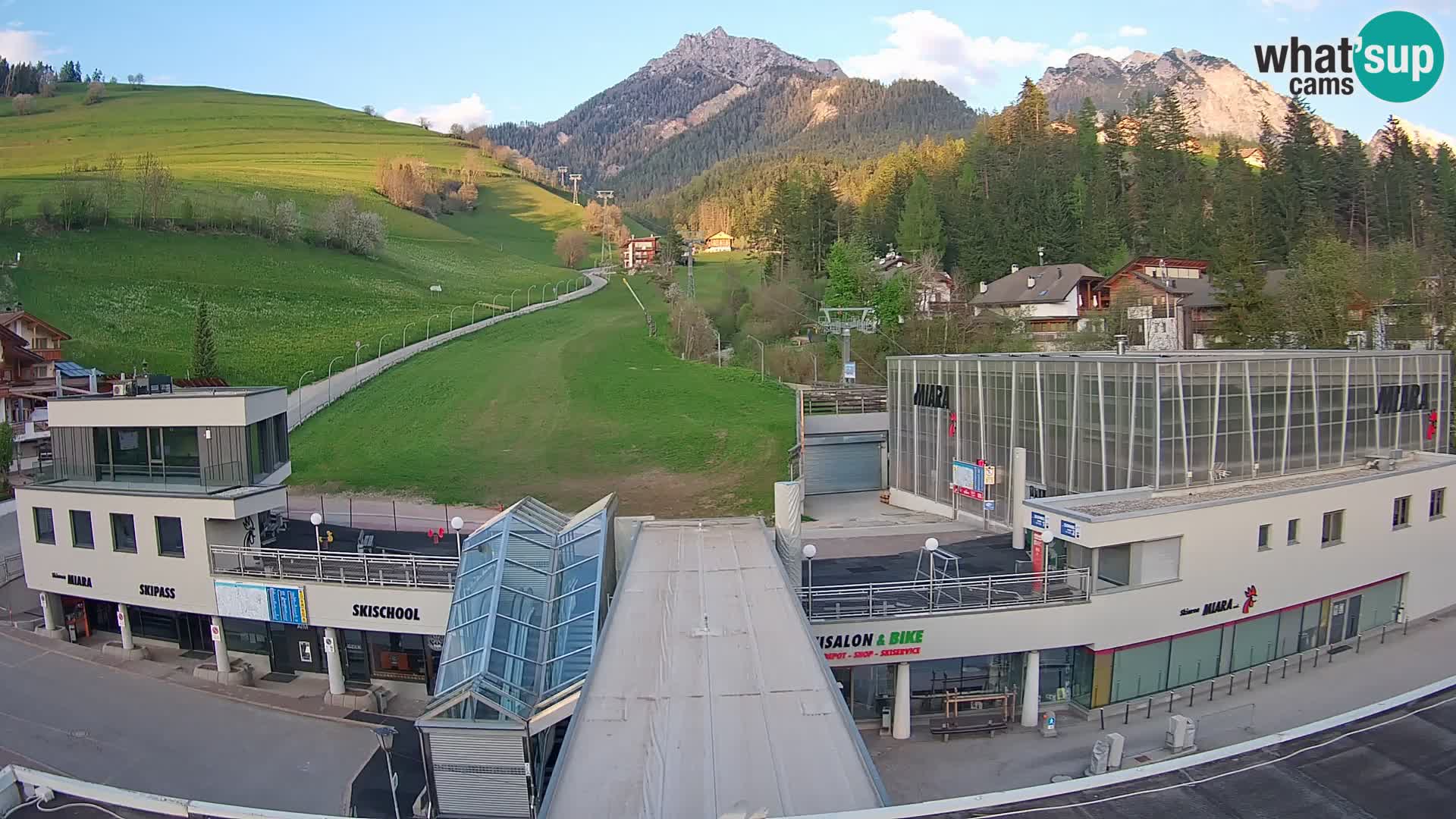 Plan de Corones Kronplatz Miara webcam en vivo – estación de valle